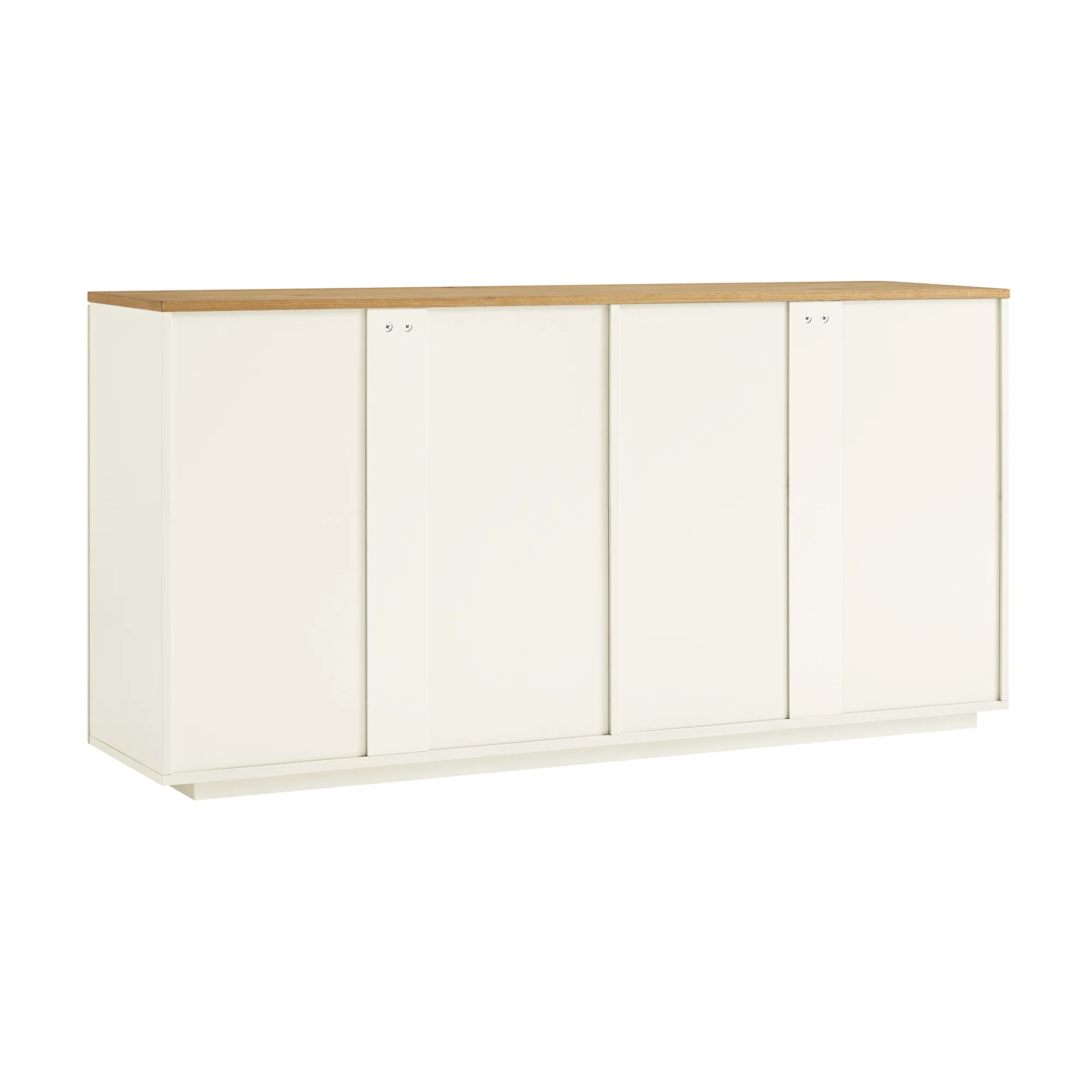 Agnes Curved Edge 150cm Wide Sideboard, White - Image 10