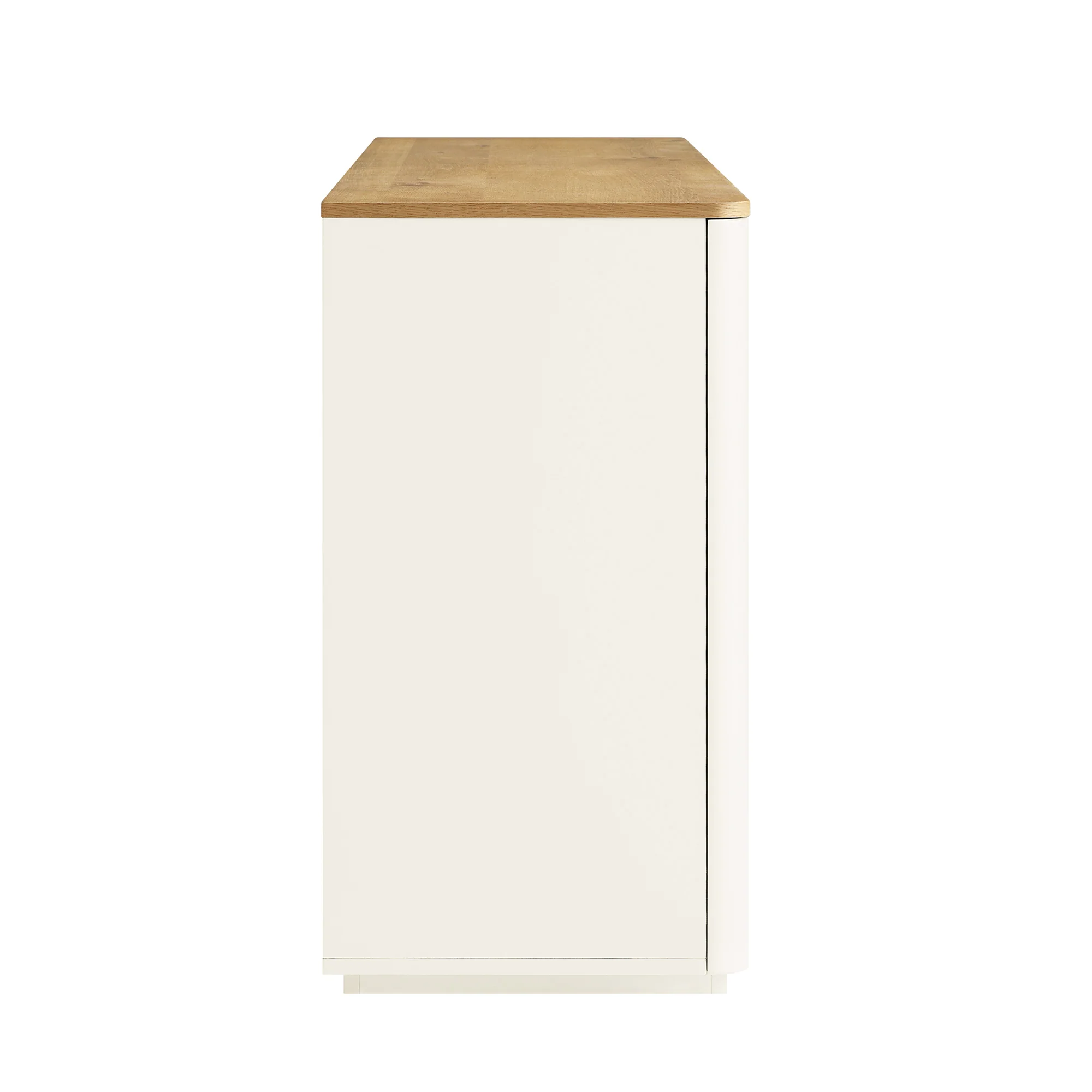 Agnes Curved Edge 150cm Wide Sideboard, White - Image 9