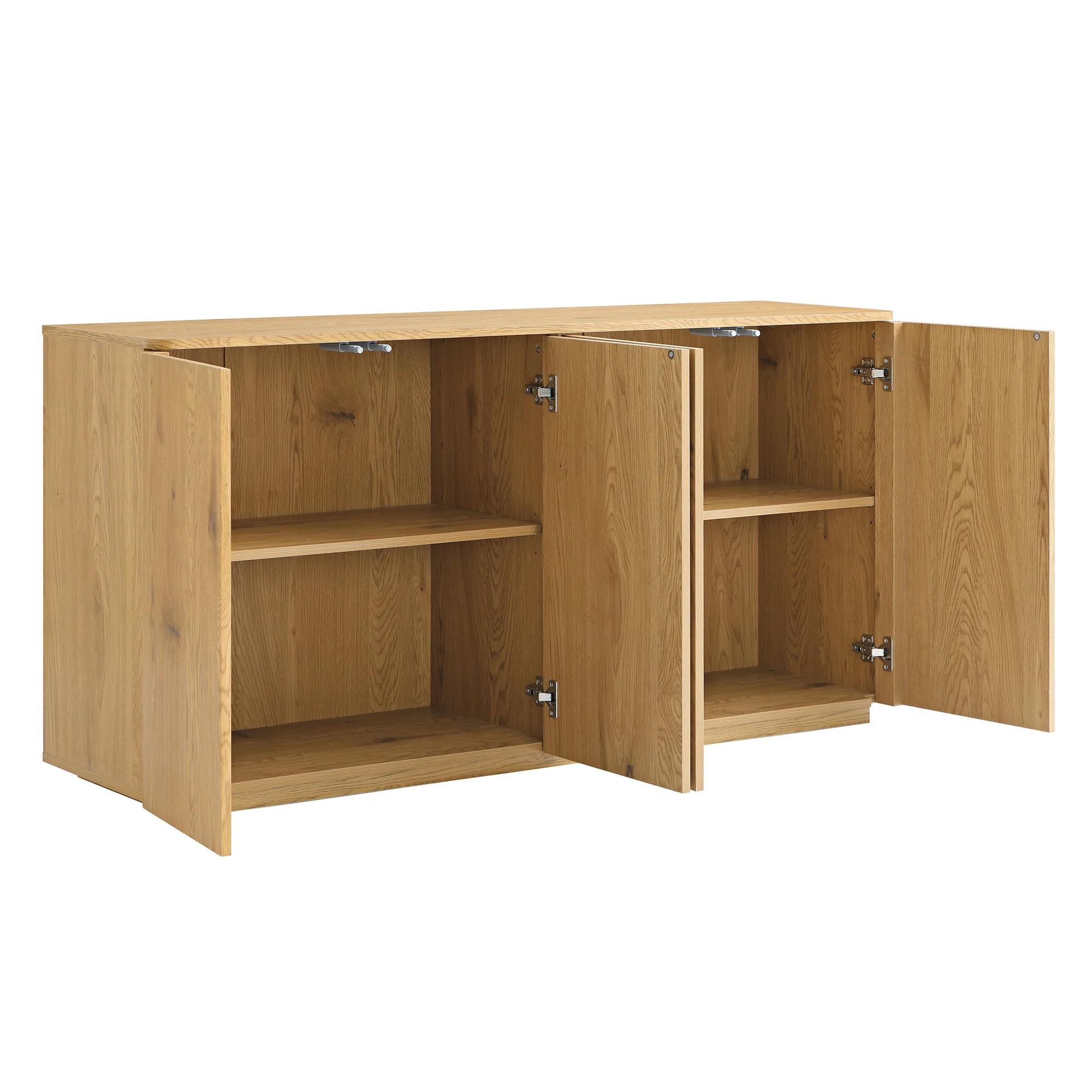 Agnes Curved Edge 150cm Wide Sideboard, Natural - Image 10