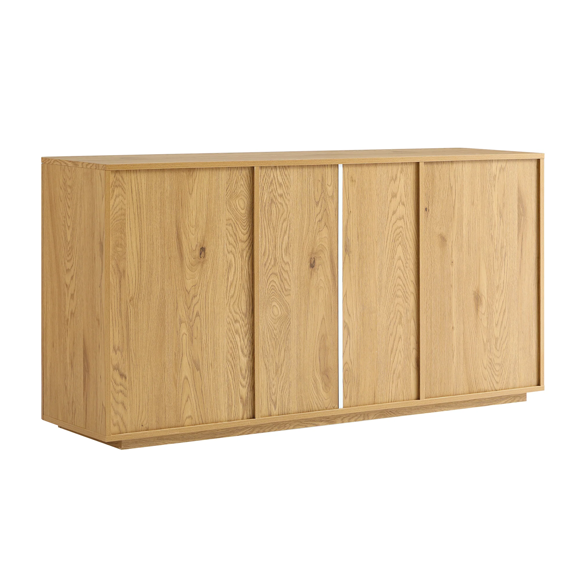 Agnes Curved Edge 2 Door 3 Drawer Wide Sideboard, Natural - Image 11