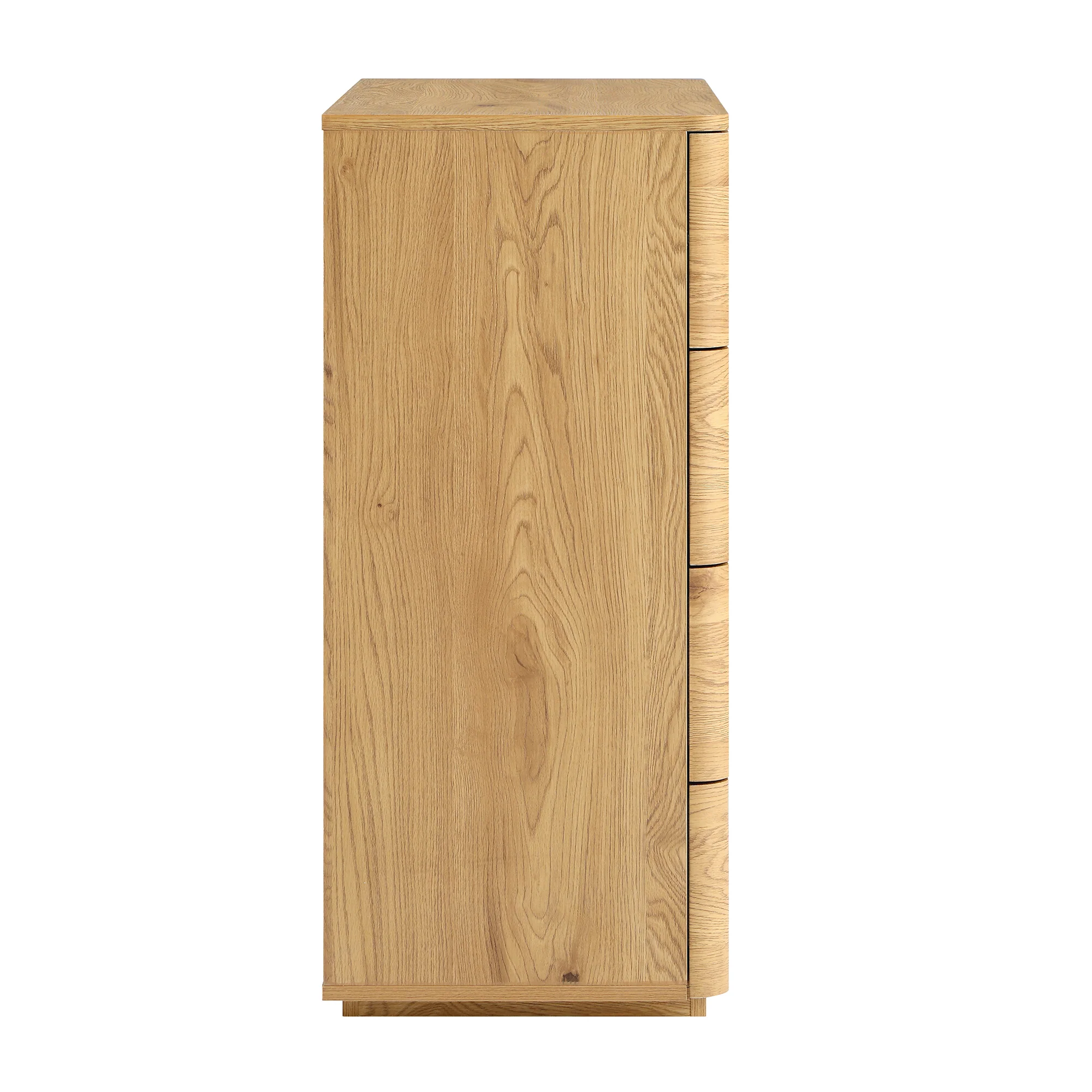 Agnes Curved Edge 2 over 3 Chest of Drawers, Natural - Image 9