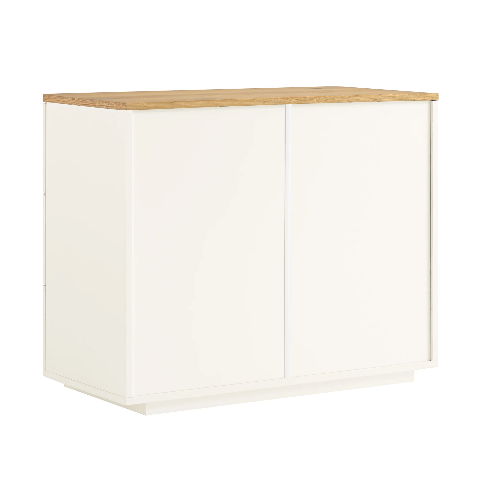 Agnes Curved Edge Chest of 3 Drawers, White - Image 10