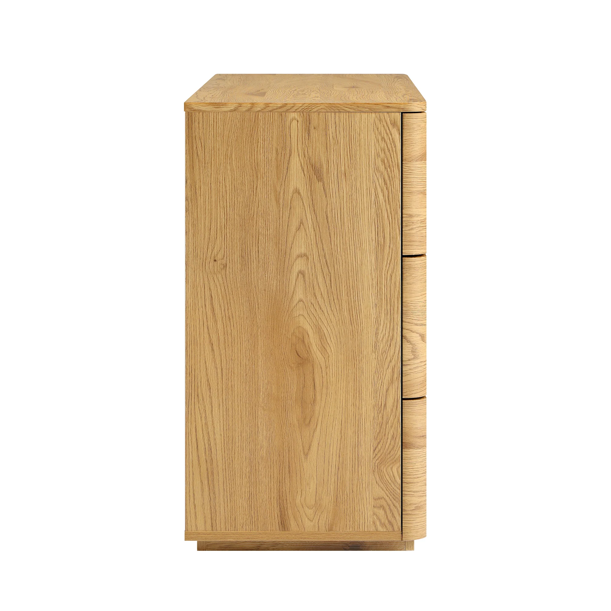 Agnes Curved Edge Chest of 6 Drawers, Natural - Image 10