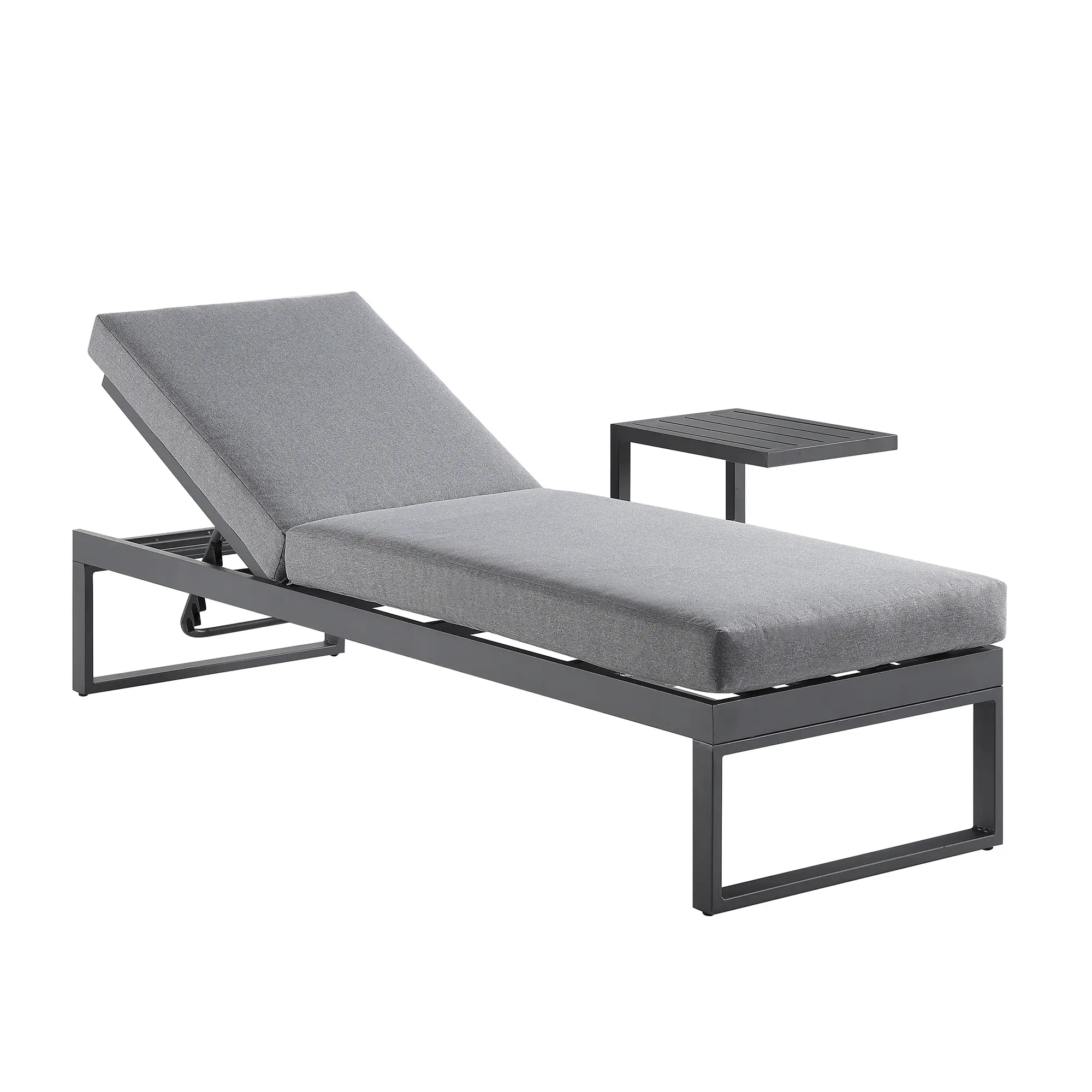 Albany Aluminium Sun Lounger, Grey - Image 6