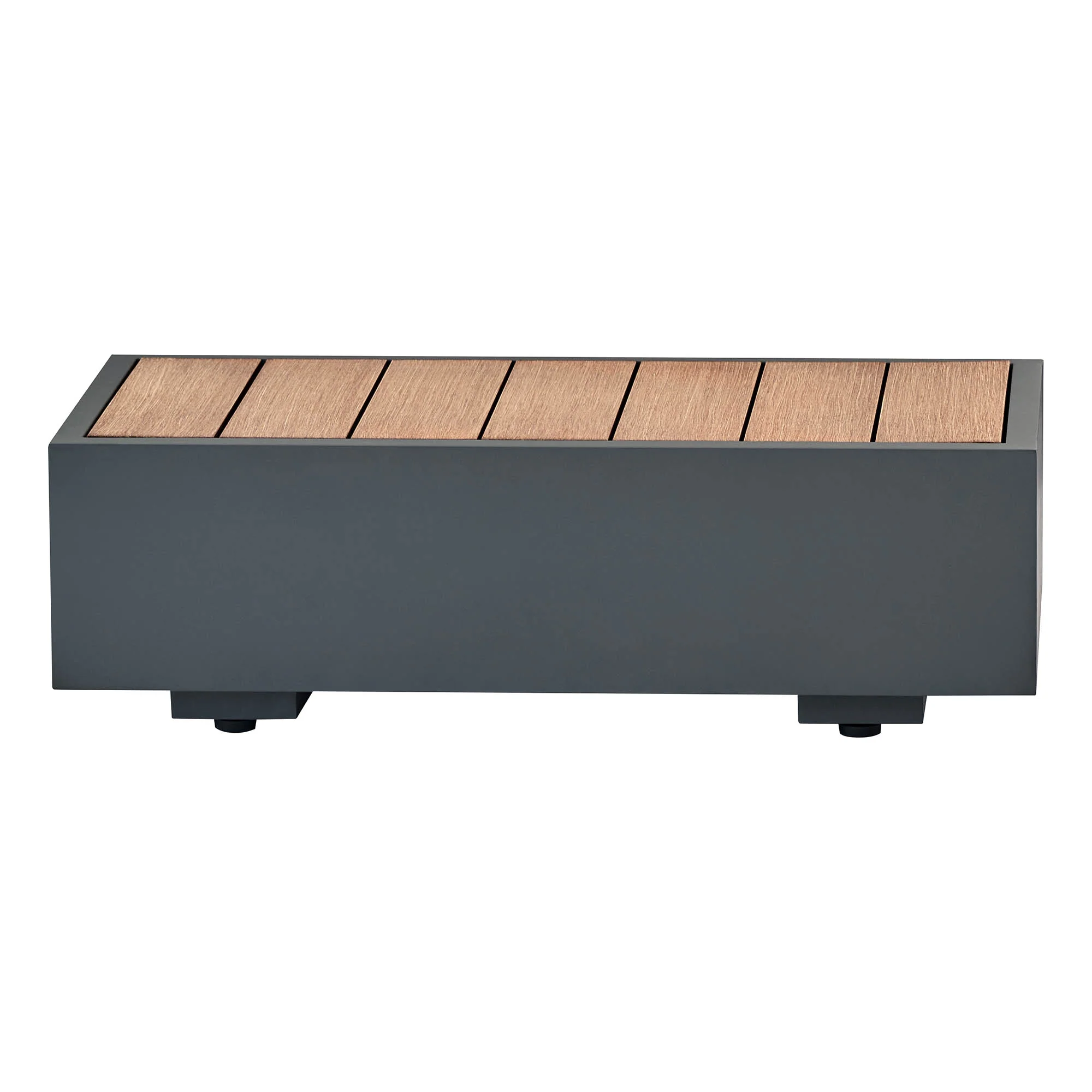 Jardin Aluminium Outdoor Side Table, Granite - Image 2