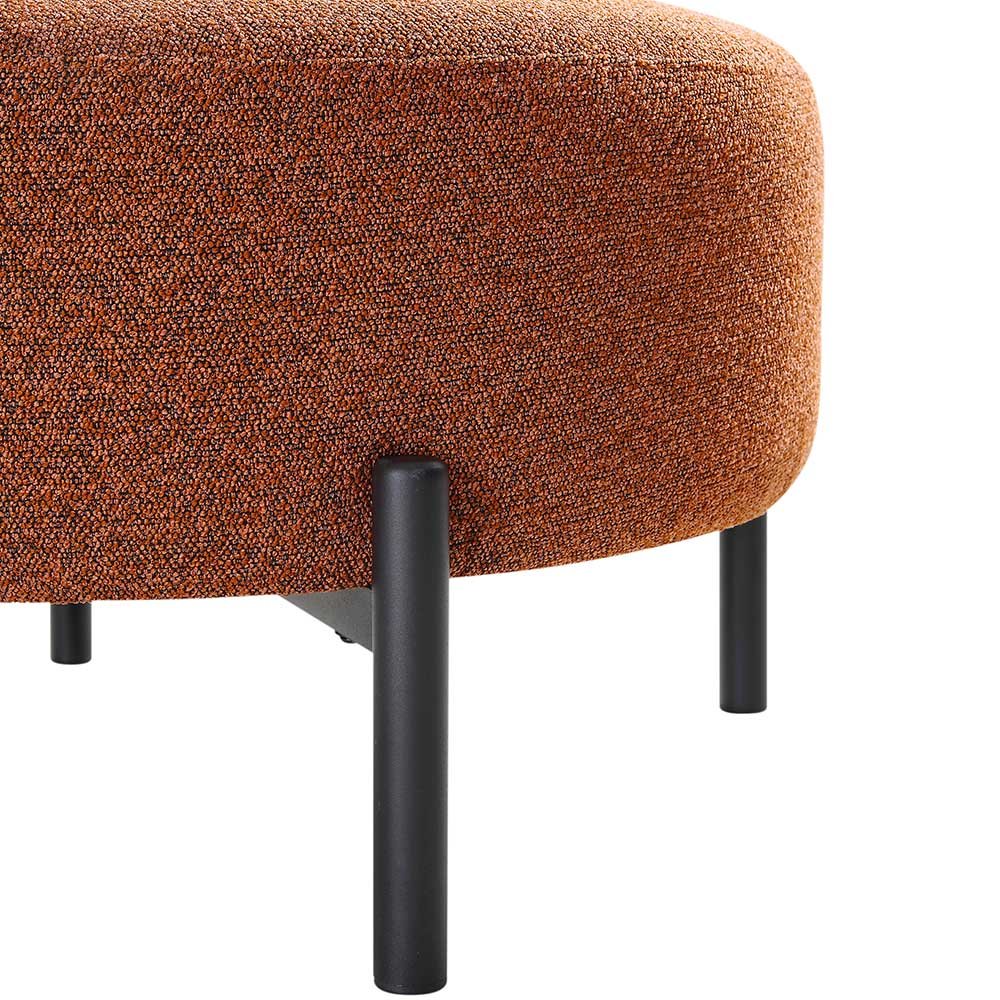 Amboise Armchair with Ball Cushion, Brick Boucle - Image 14