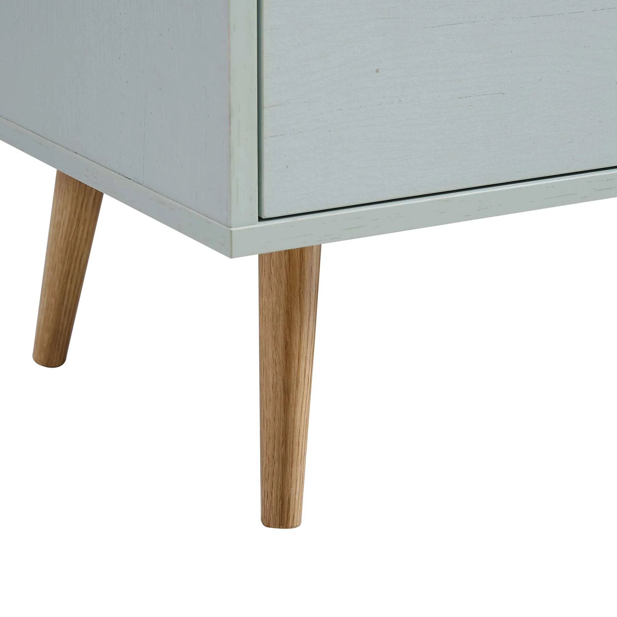 Anya Woven Rattan Chest of 3 Drawer in Mint Colour - Image 11