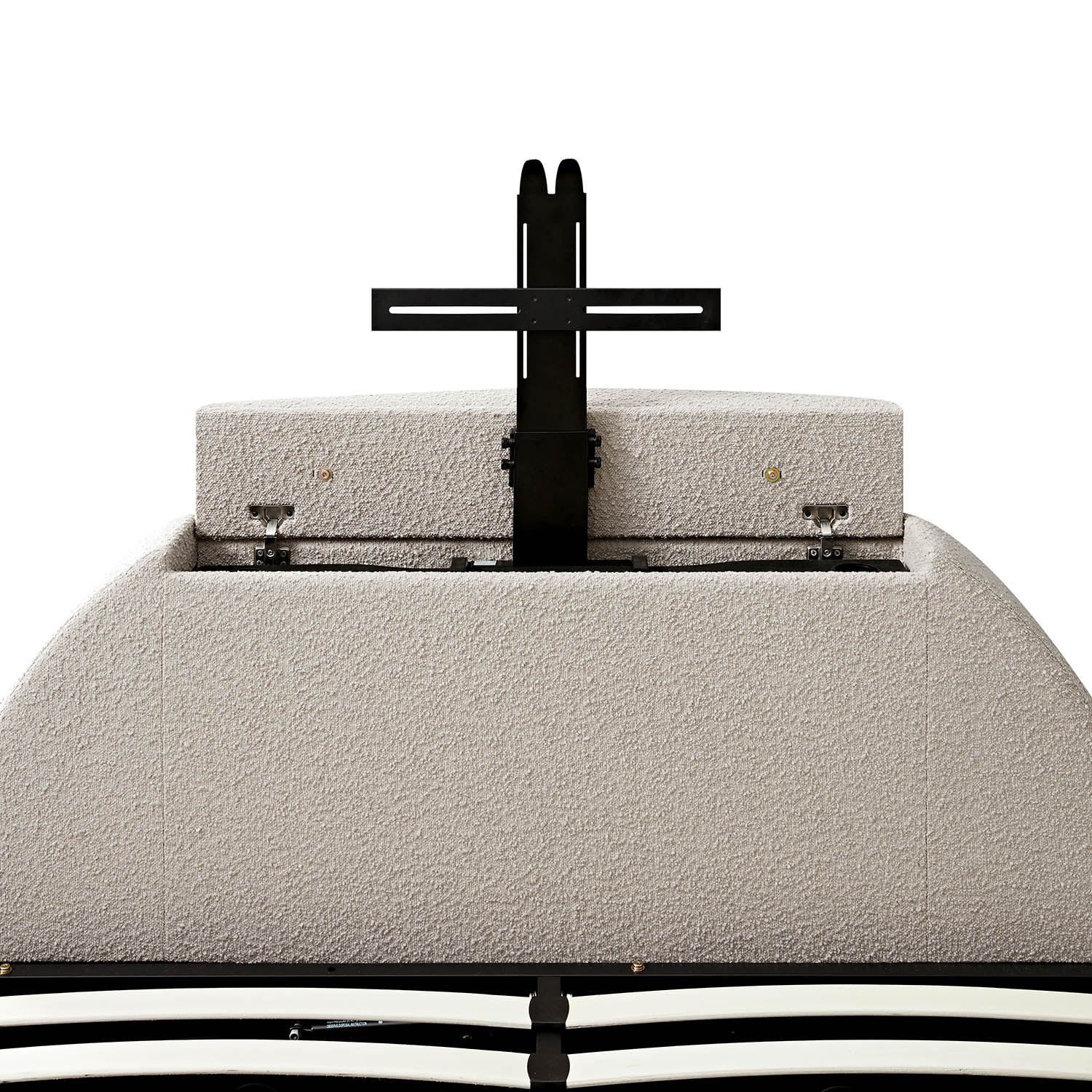 Archer Taupe Boucle Ottoman TV Bed - Image 22