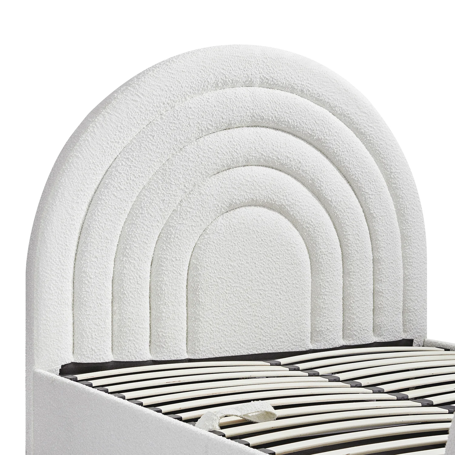 Archer White Boucle Ottoman TV Bed - Image 19