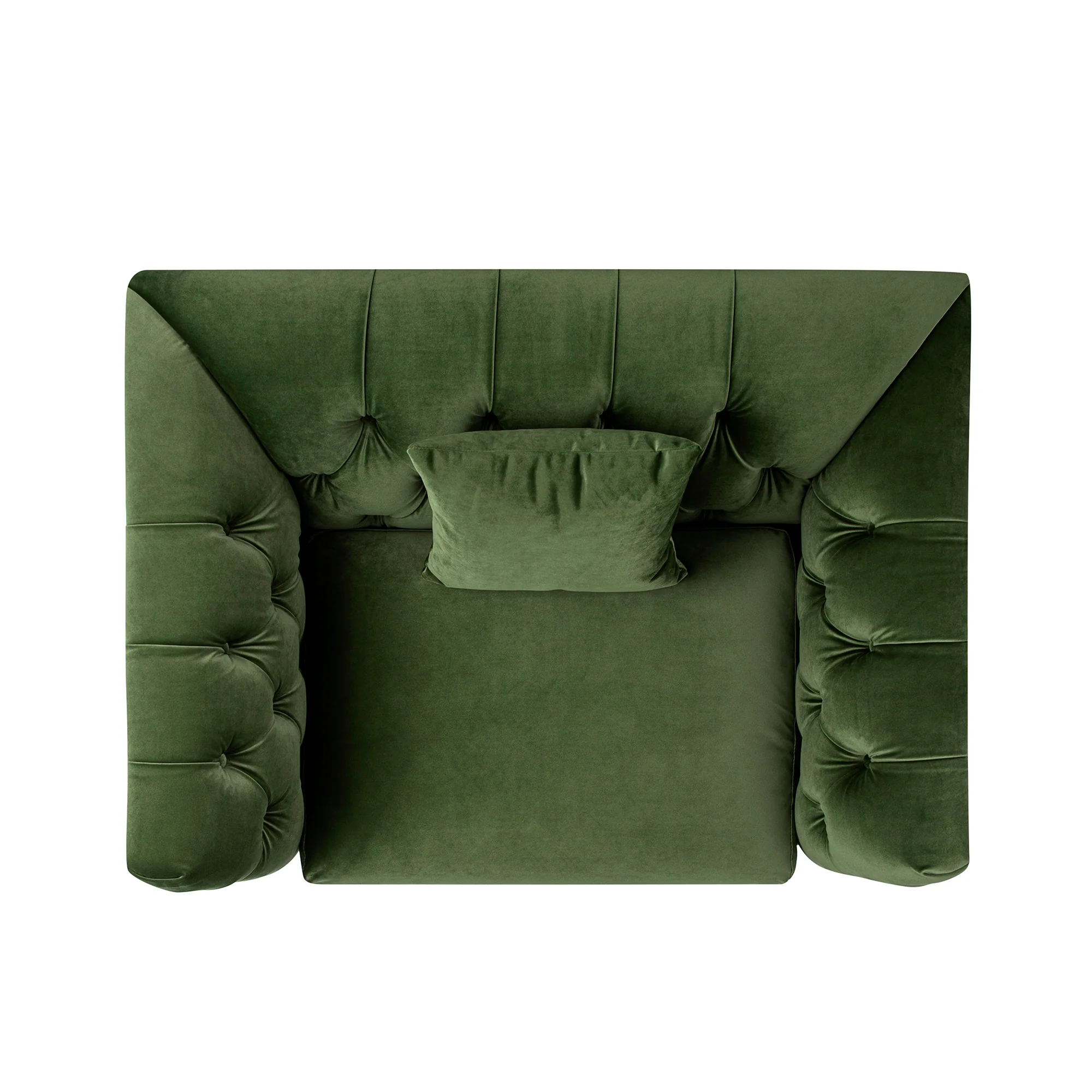 Ashby Chesterfield Loveseat, Fern Green Velvet - Image 15