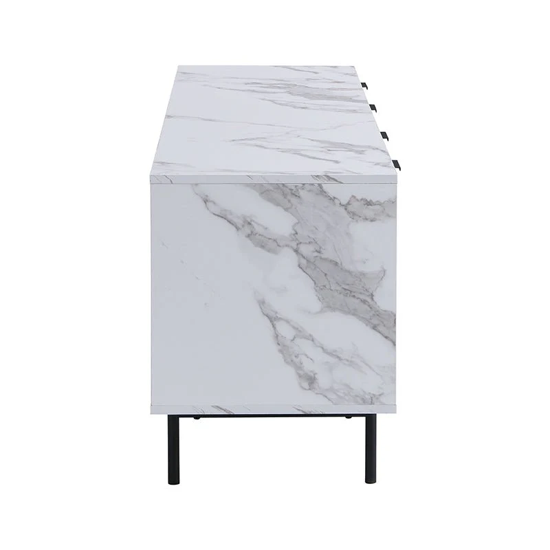 Aspen Oak and Marble Effect 150cm Wide TV Unit - Image 10