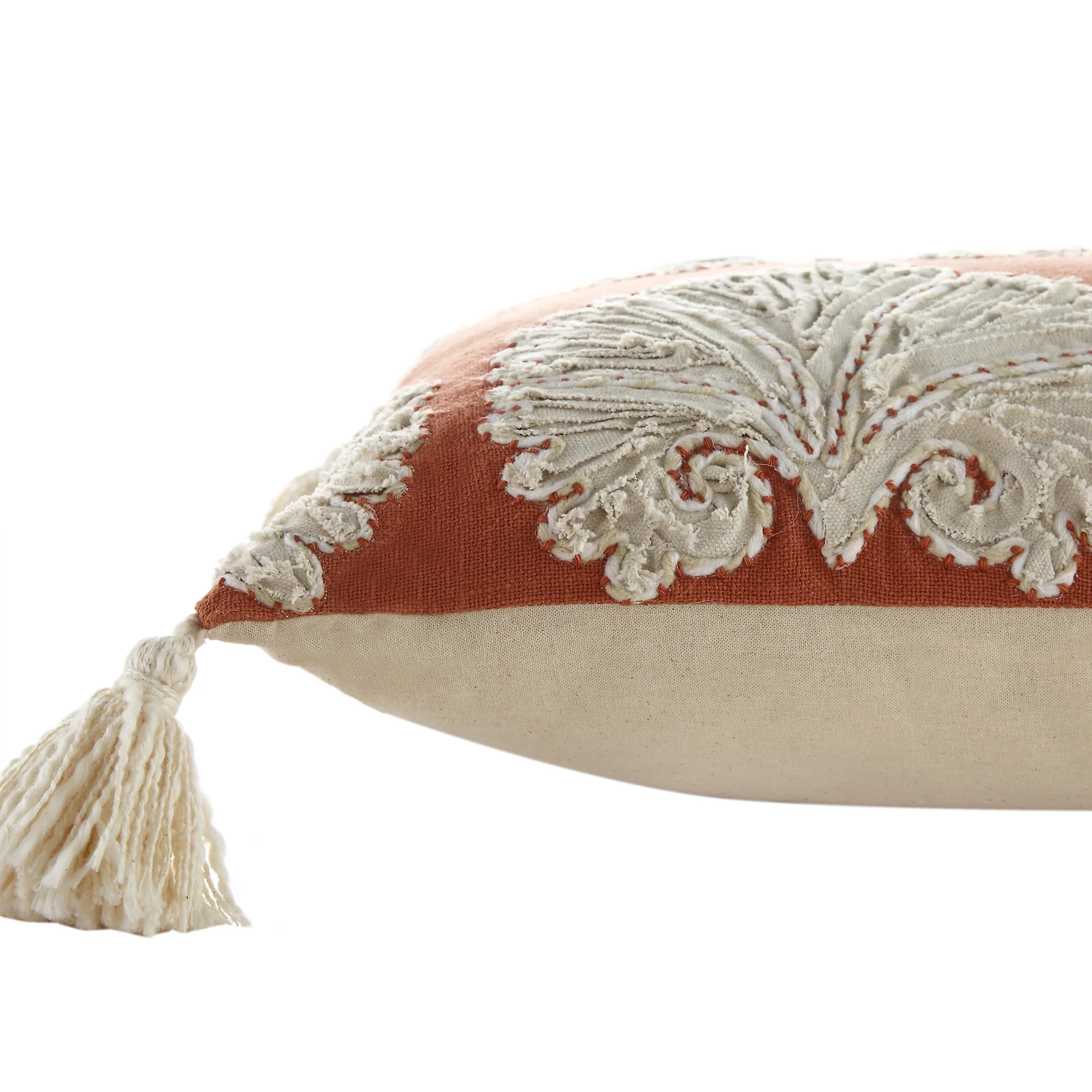 Aubrey Collection Suzani Motif Appliqué Cushion - Image 5