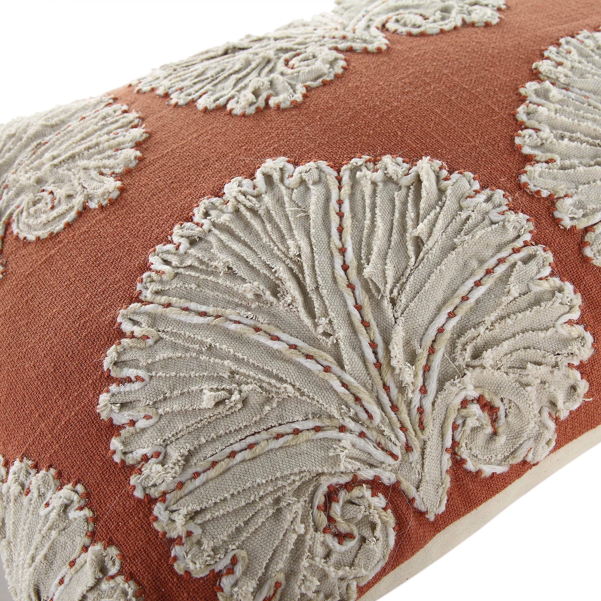Aubrey Collection Suzani Motif Appliqué Cushion - Image 6
