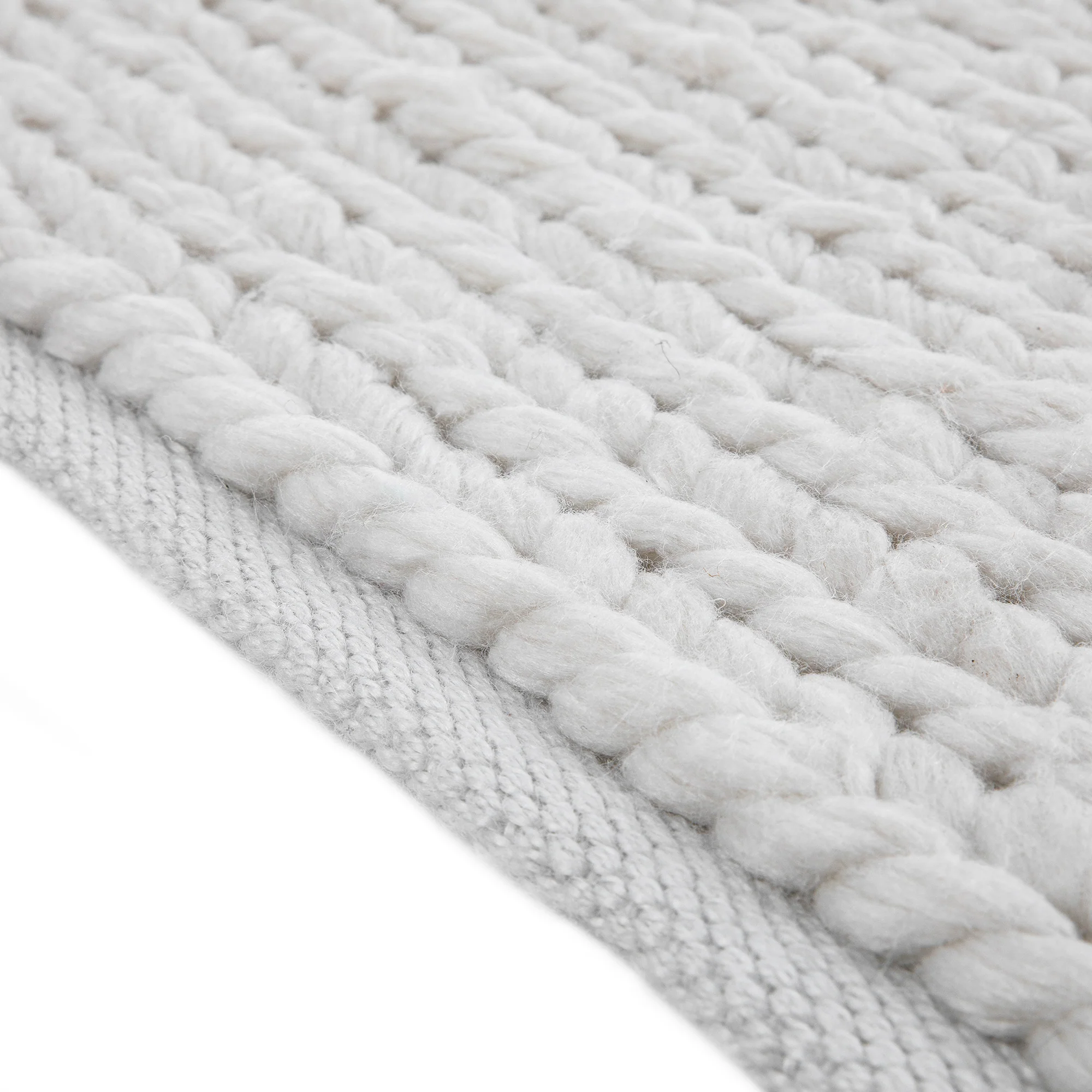 Aurora Cream Outdoor Hand Braided PET Rug - Image 5