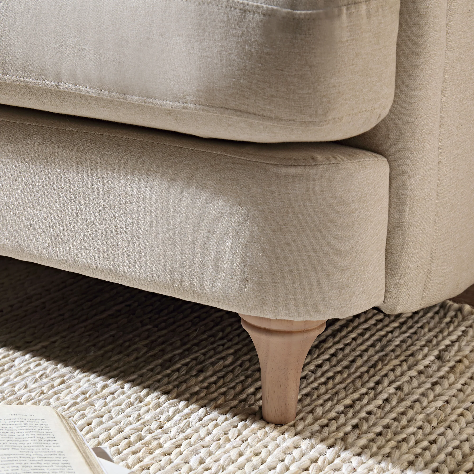Aurora Hand Braided Cream Jute Rug - Image 4