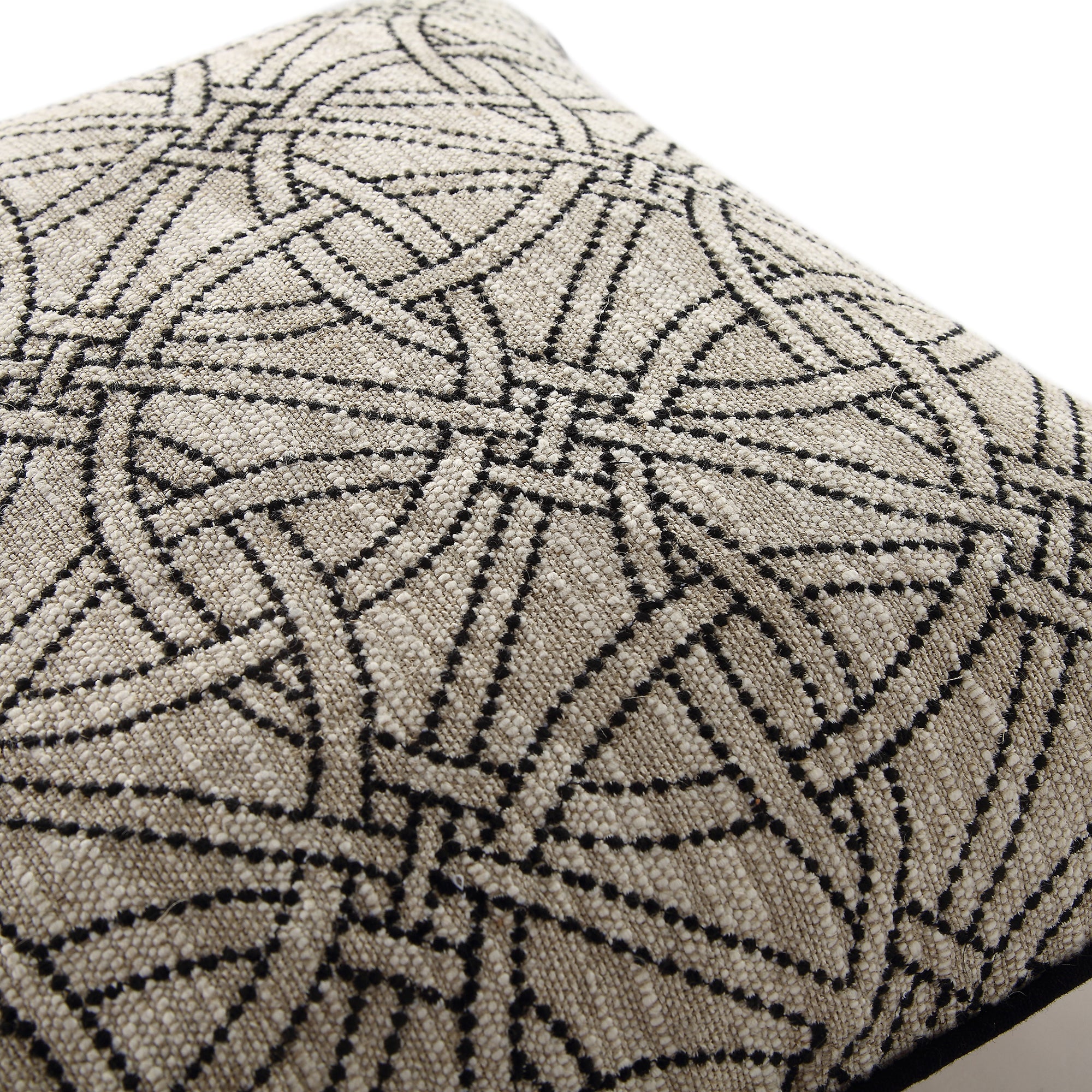 Baja Monochrome Illusion Embroidered Cushion - Image 7