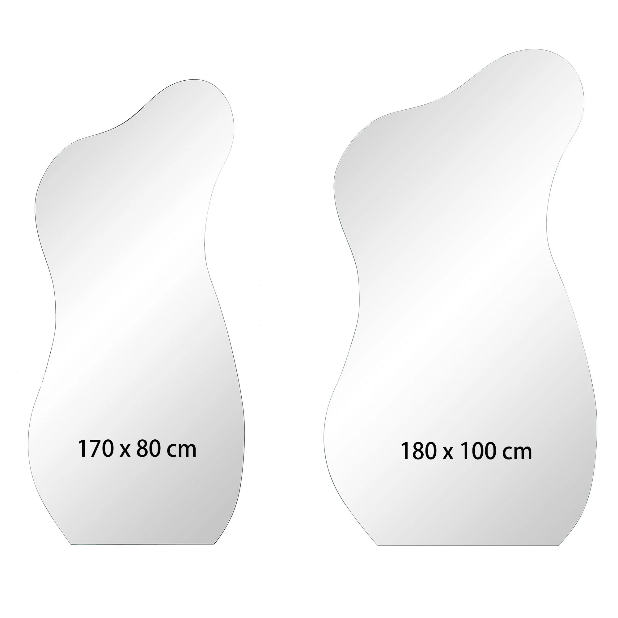 Bala Irregular Shaped Frameless Full Length Pond Mirror 170 x 80 cm - Image 6