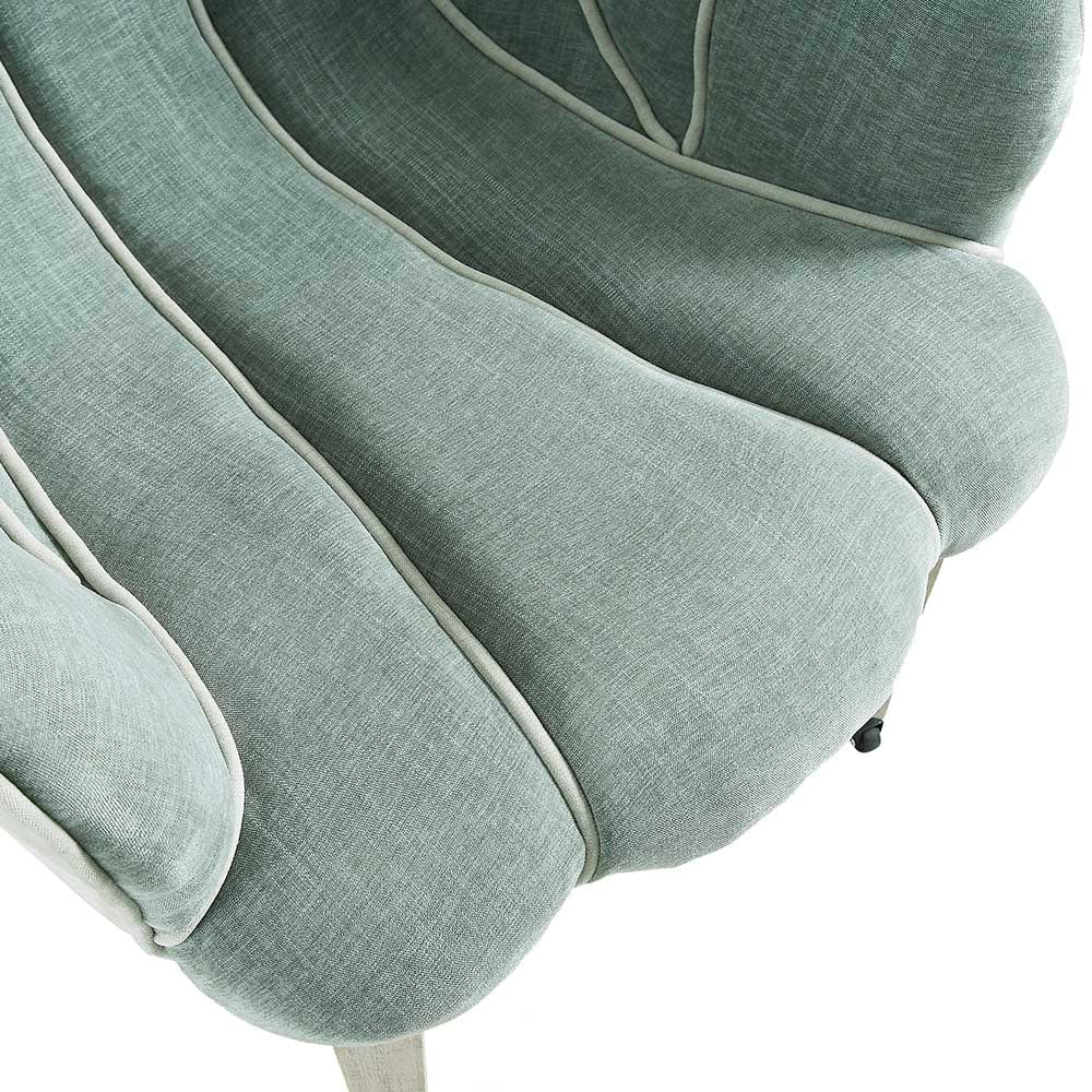 Barnard Scalloped Clam Chair, Sage Green Chenille - Image 11