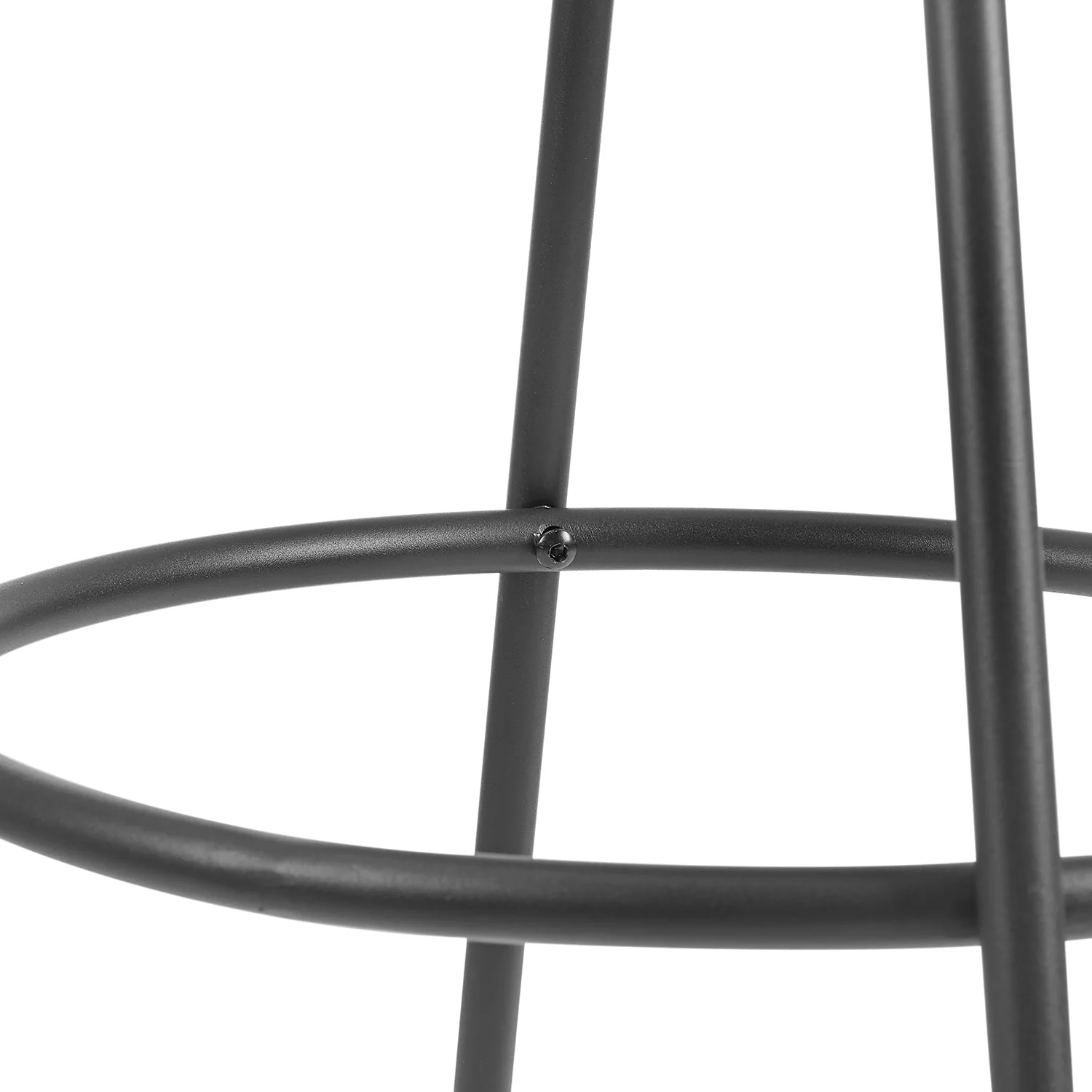 Barton Set of 2 Champagne Velvet Upholstered Bar Stools with Contrast Piping - Image 9