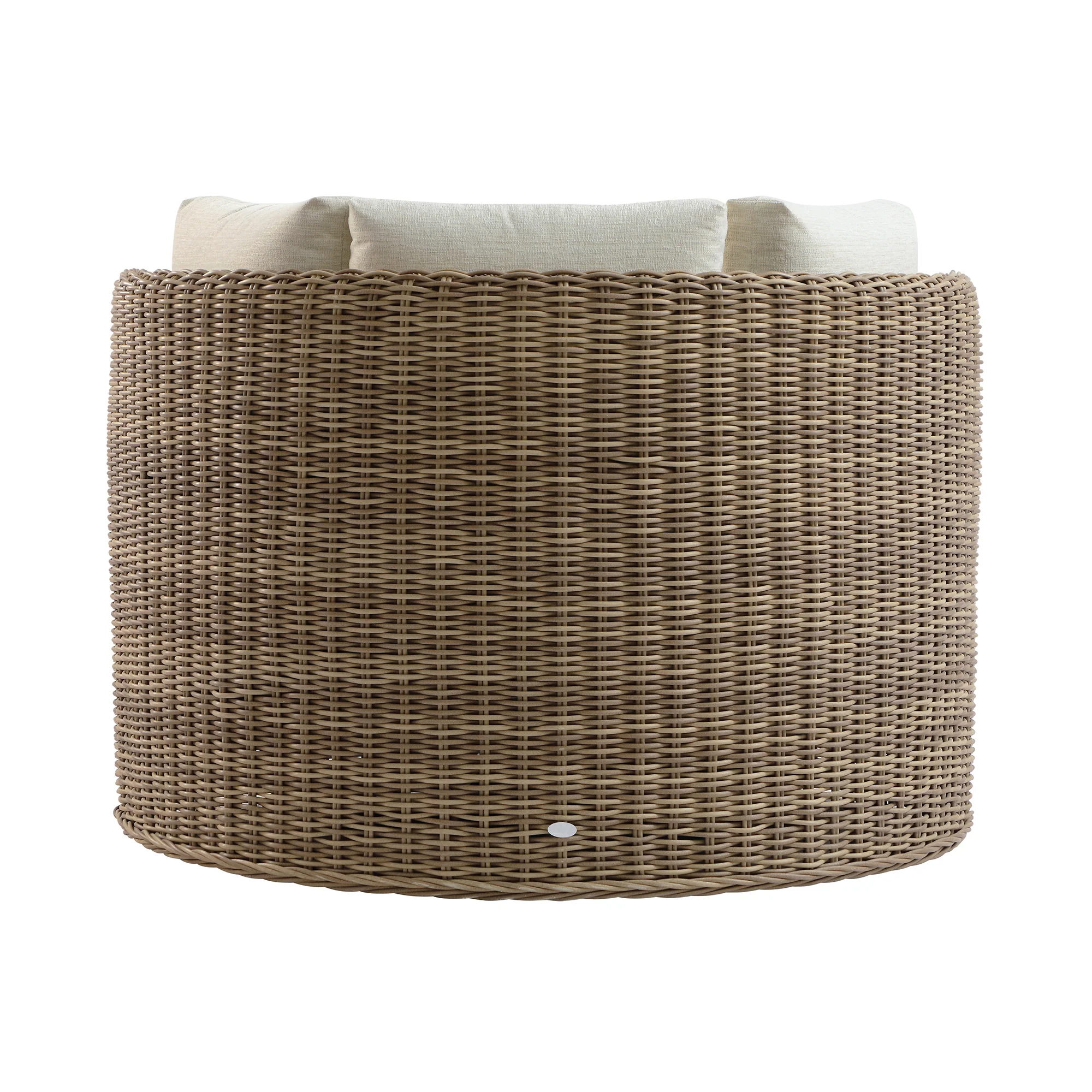Bellagio Round Wicker Swivel Daybed, Natural - Image 13