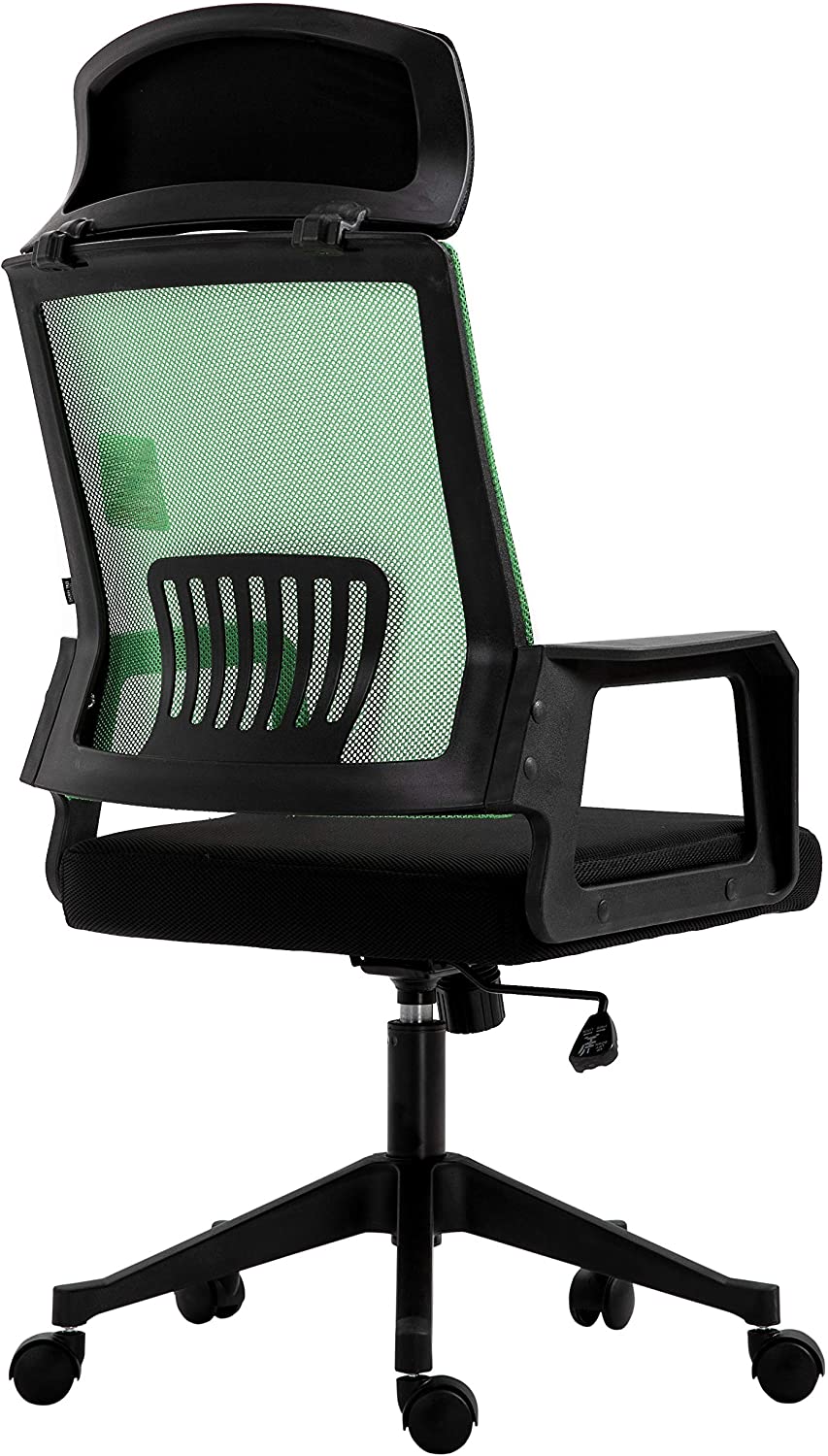 Beni Mesh Office Chair with Headrest in Green - Image 5
