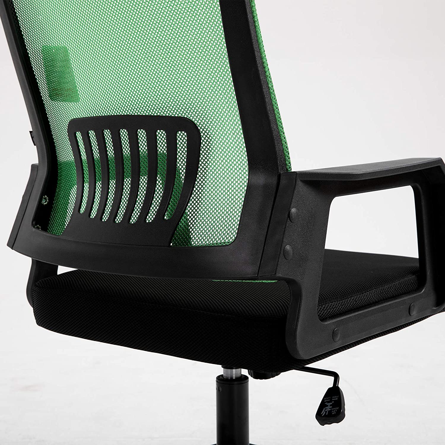 Beni Mesh Office Chair with Headrest in Green - Image 8
