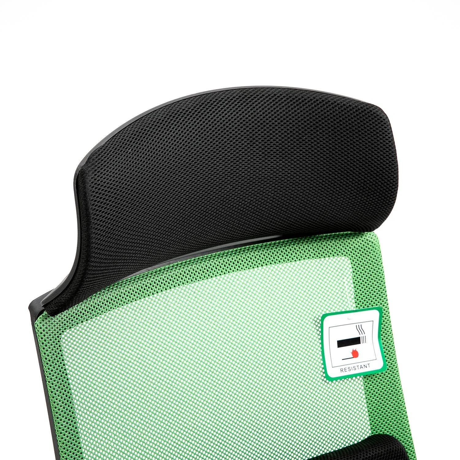 Beni Plus Mesh Swivel Office Chair with Massage Lumbar Cushion in Green - Image 9
