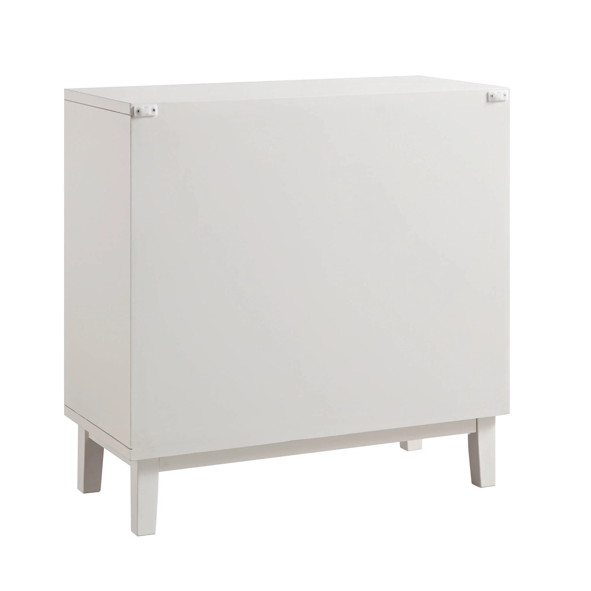 Bianca Chip Carved 1 Door 3 Drawer Small Sideboard, Sand Beige & Ivory - Image 10
