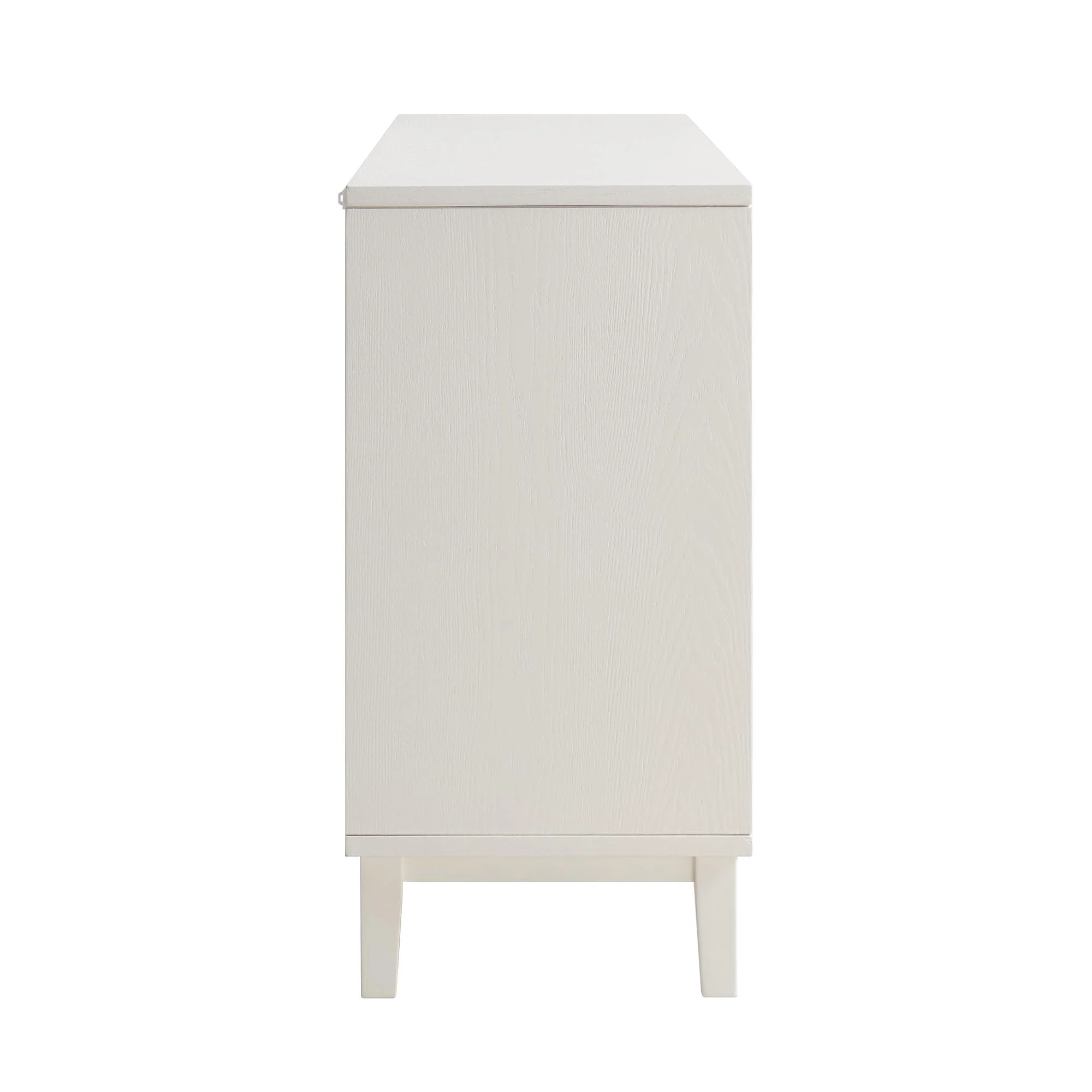 Bianca Chip Carved 2-Door 3-Drawer Sideboard, Sand Beige & Ivory - Image 8