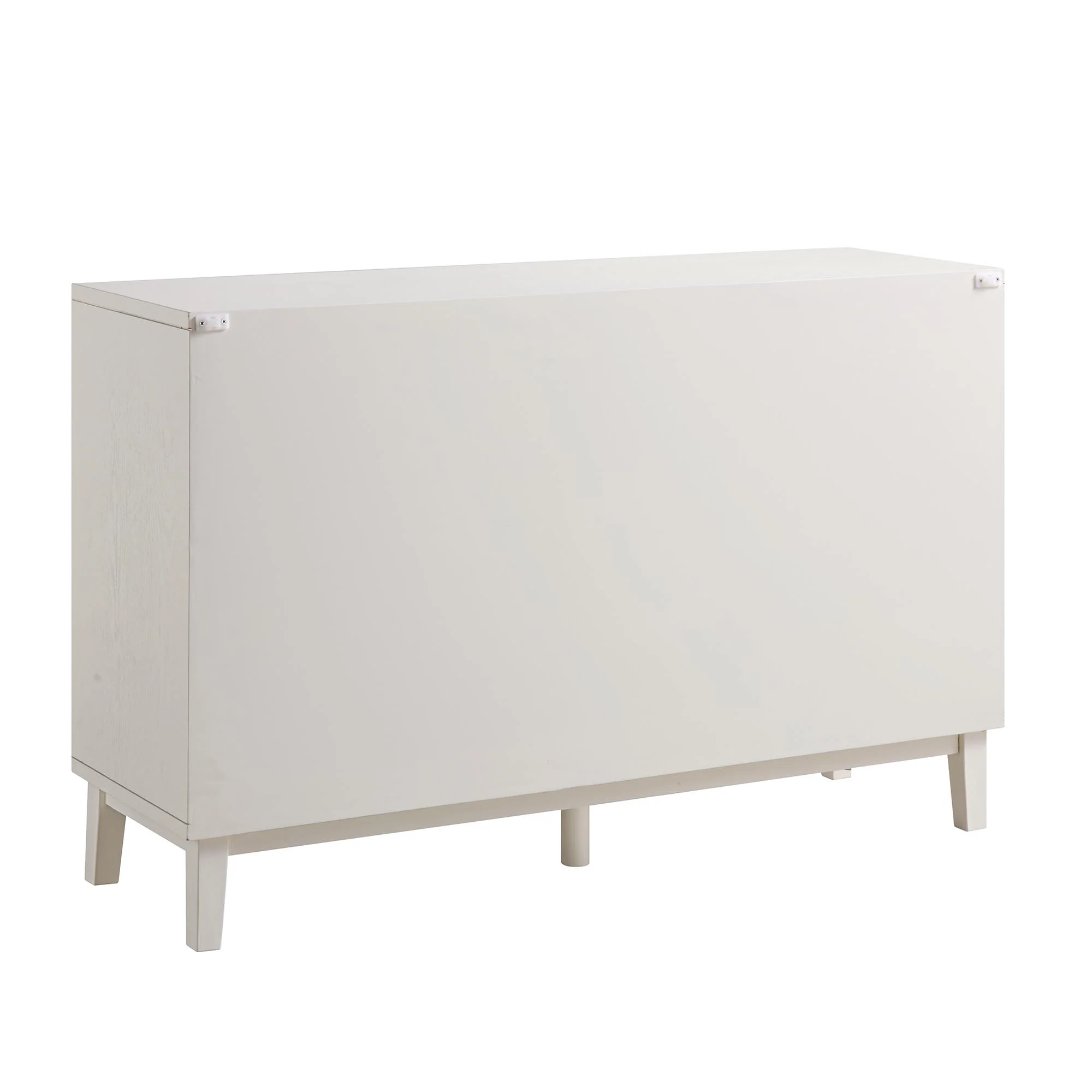 Bianca Chip Carved 2-Door 3-Drawer Sideboard, Sand Beige & Ivory - Image 9