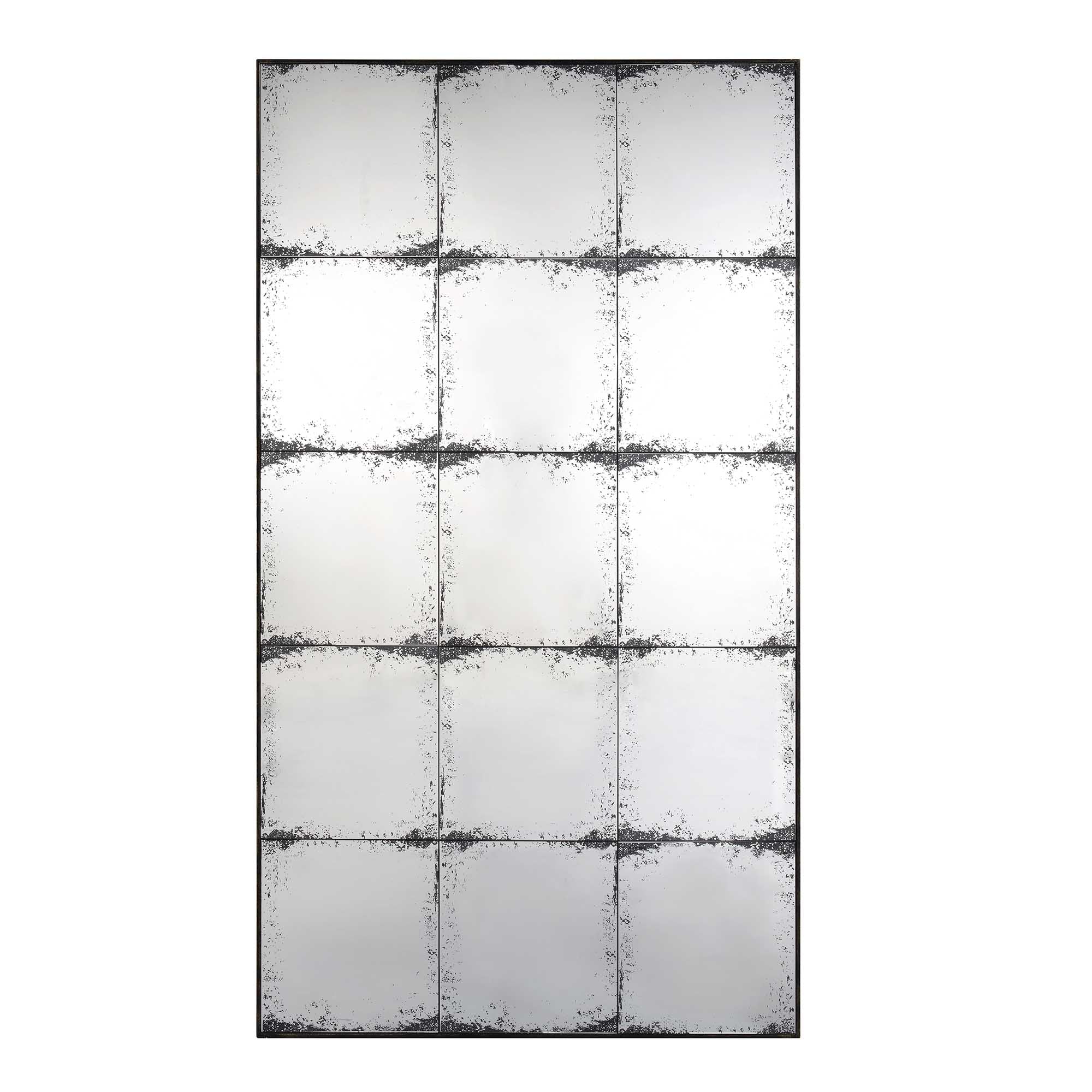 Bibury Antiqued Full Length Mirror Rectangular 180 x 100 cm - Image 3