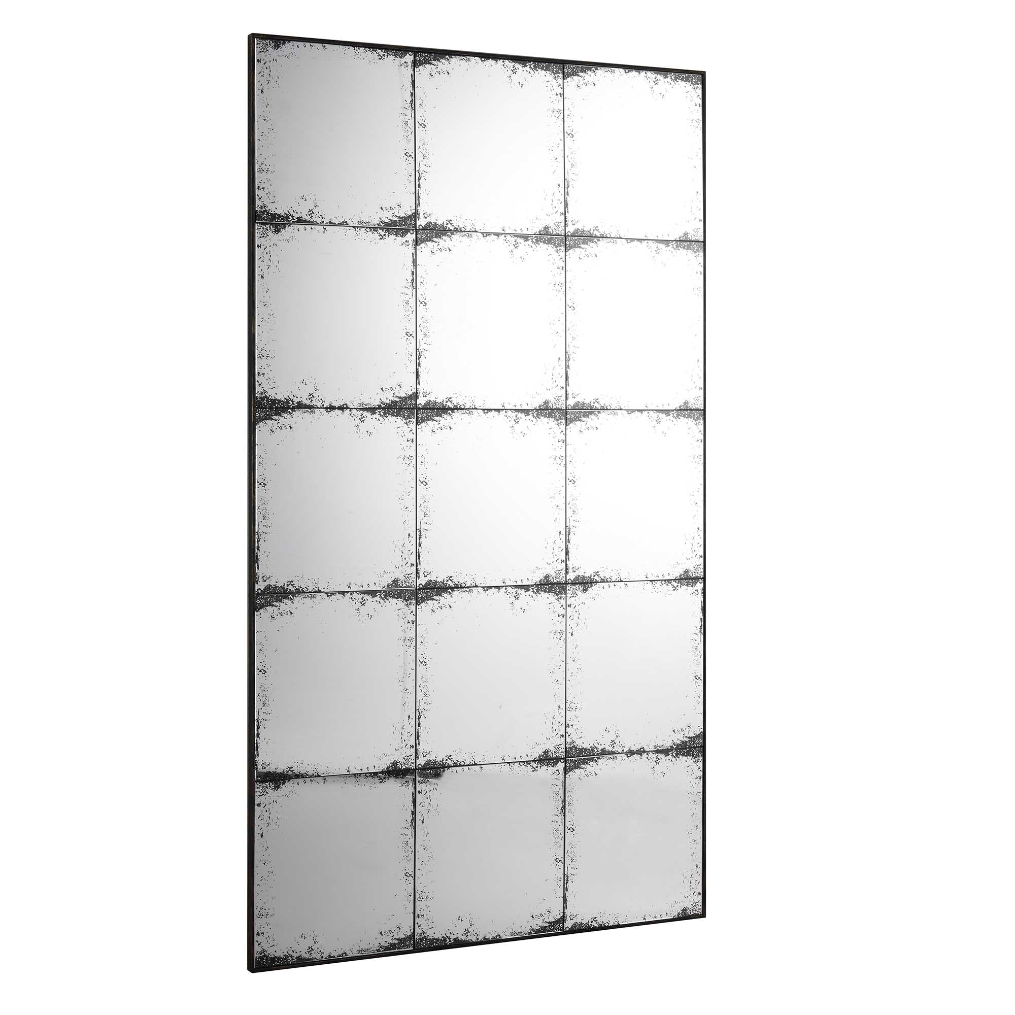 Bibury Antiqued Full Length Mirror Rectangular 180 x 100 cm - Image 4