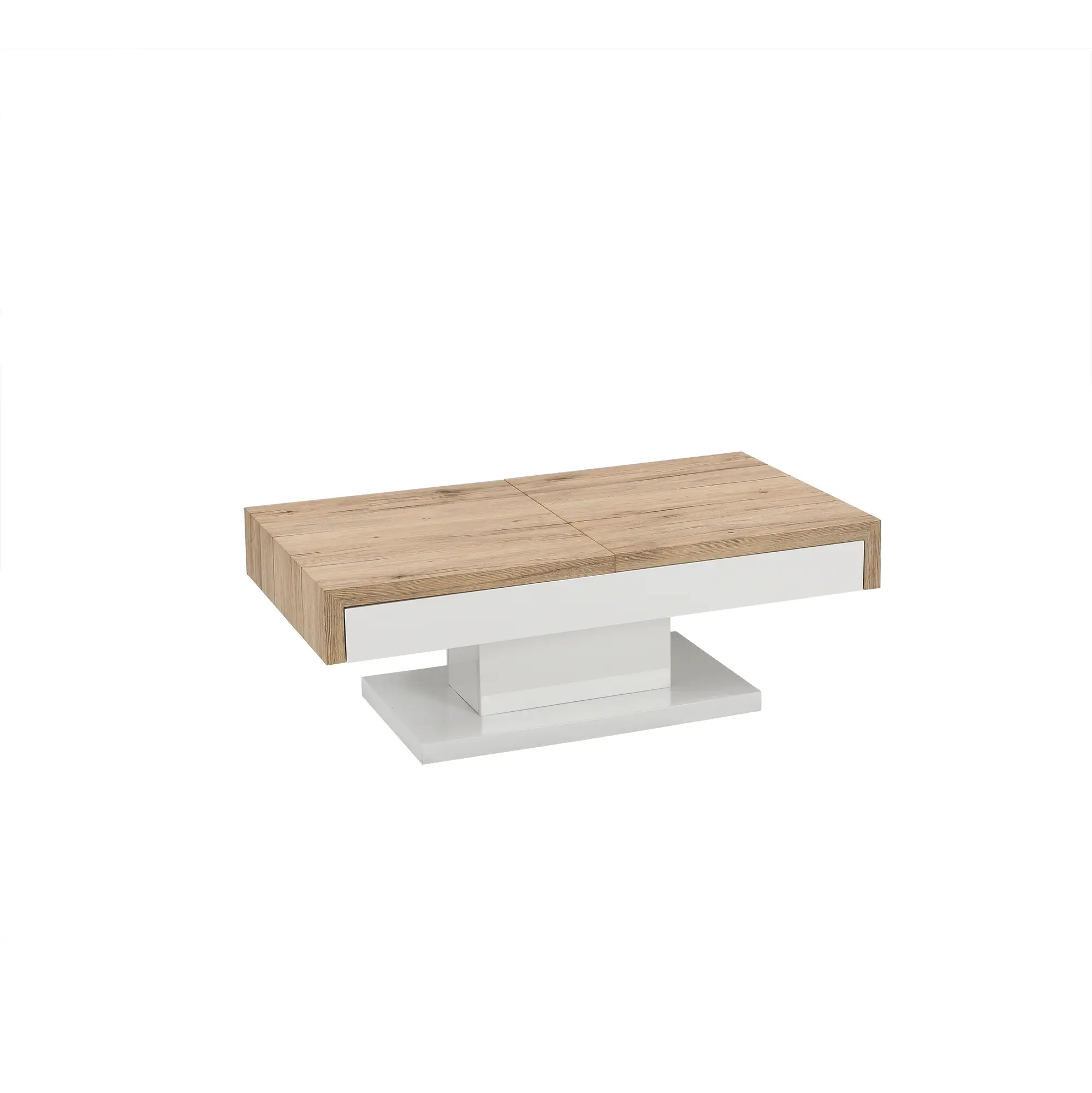 Blythe Two Block Sliding Storage Coffee Table - Image 3