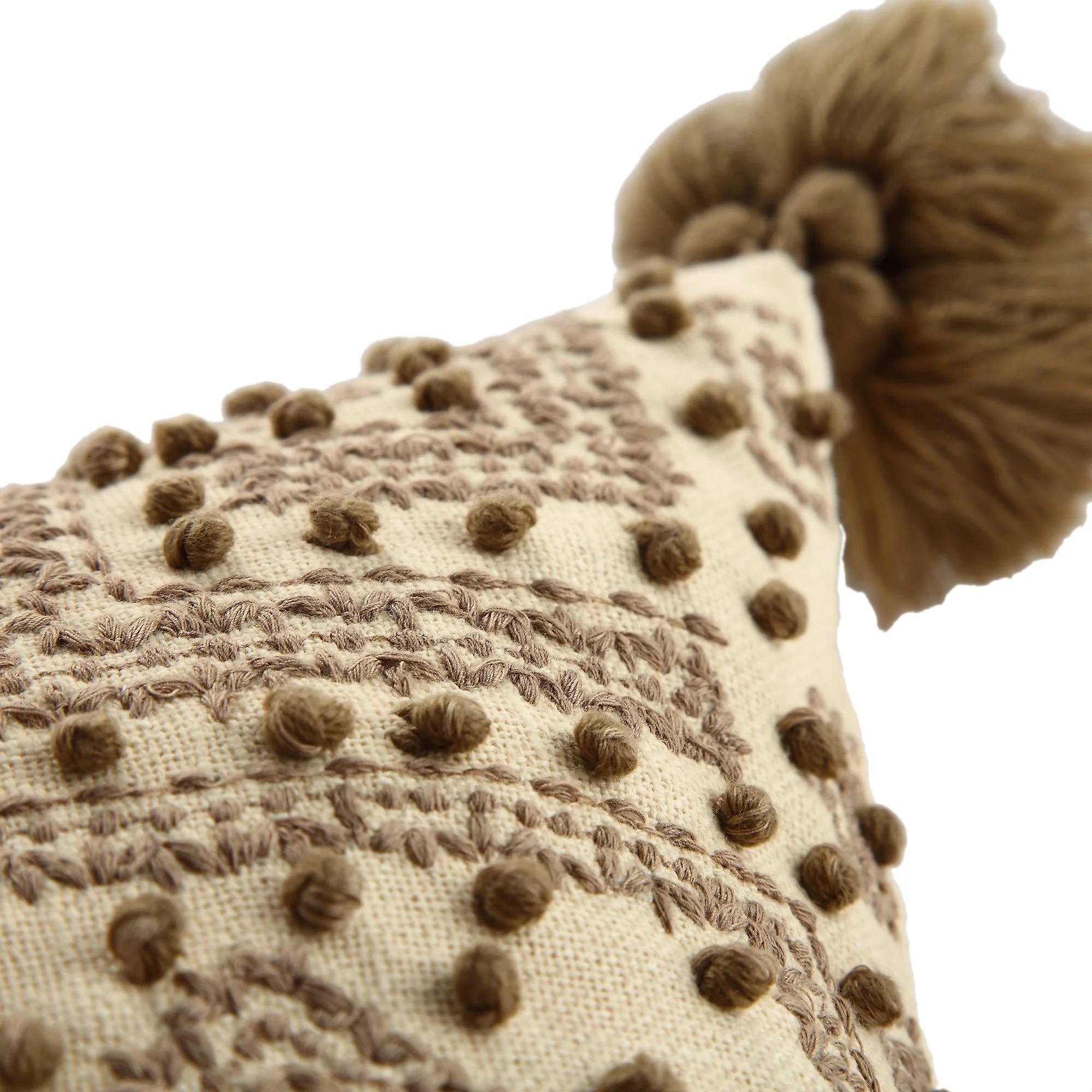 Boho Collection Savannah French Knot Tassel Cushion - Image 5