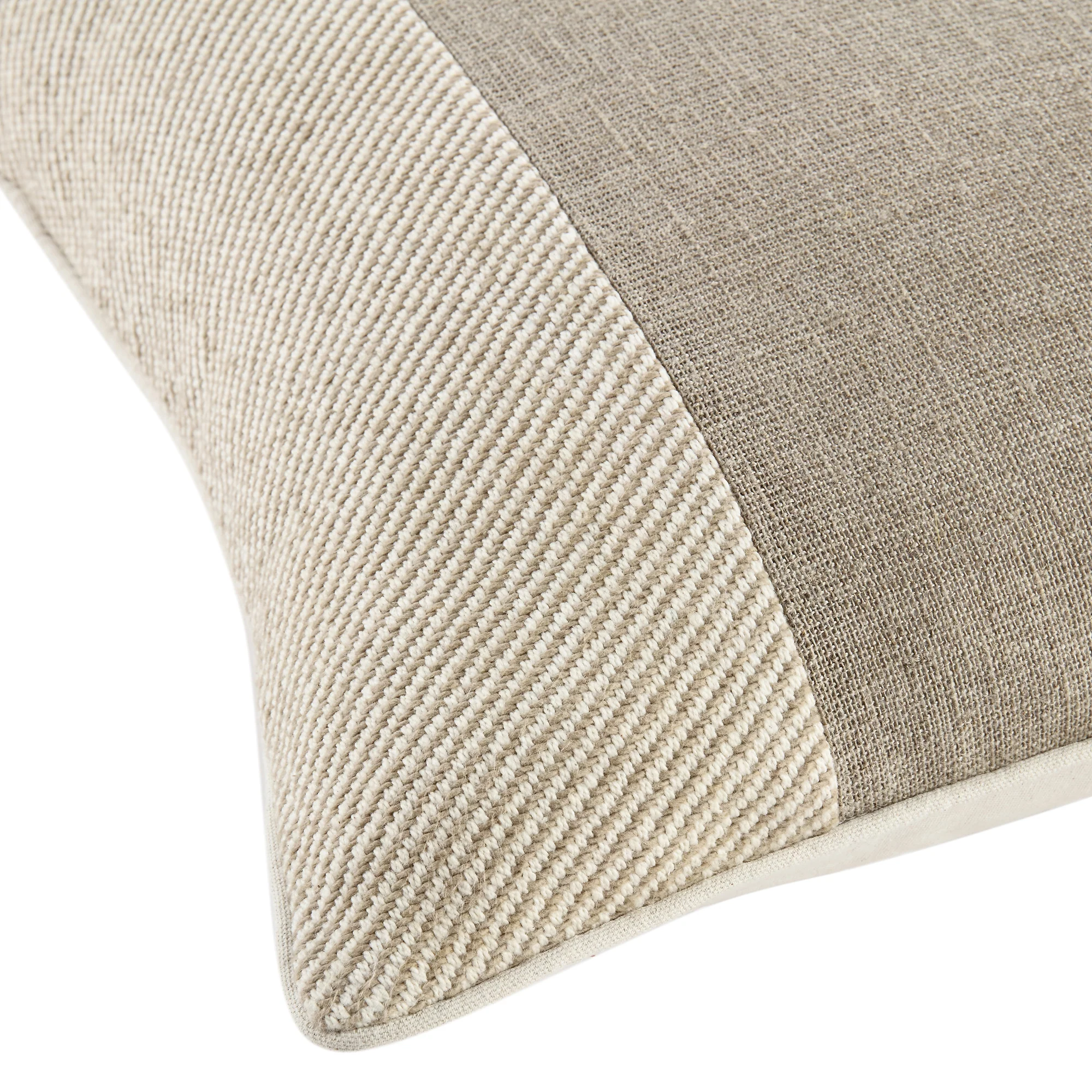 Bronte Collection Cotton Patchwork Cushion - Image 6