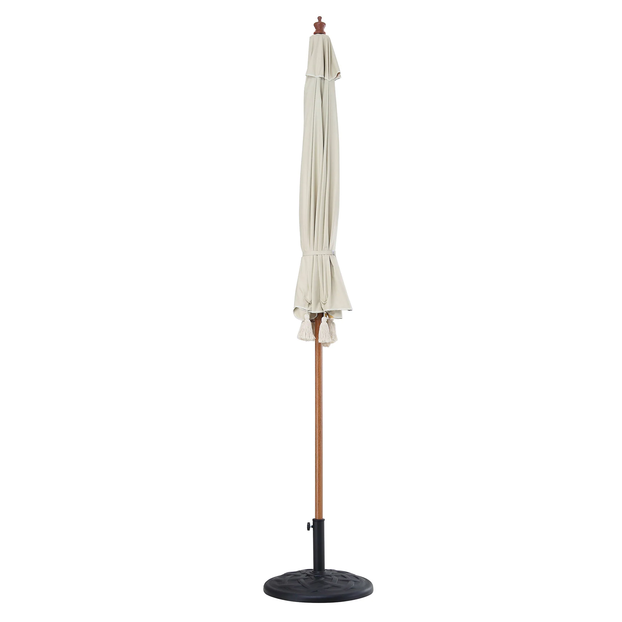 Butterfly & Flower 2.6M Octagonal Tassel Parasol with Aluminium Tilt - Image 8