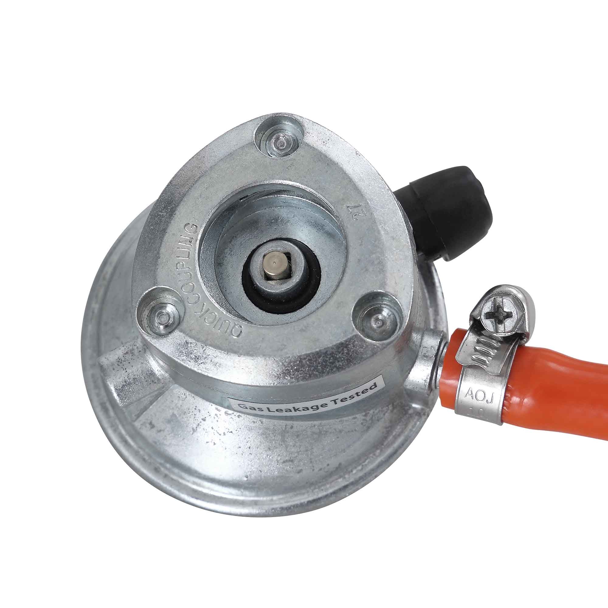 Calabasas Large Outdoor Fabric and Aluminium Corner Casual Dining Set with Firepit Table, Light Grey - Image 18