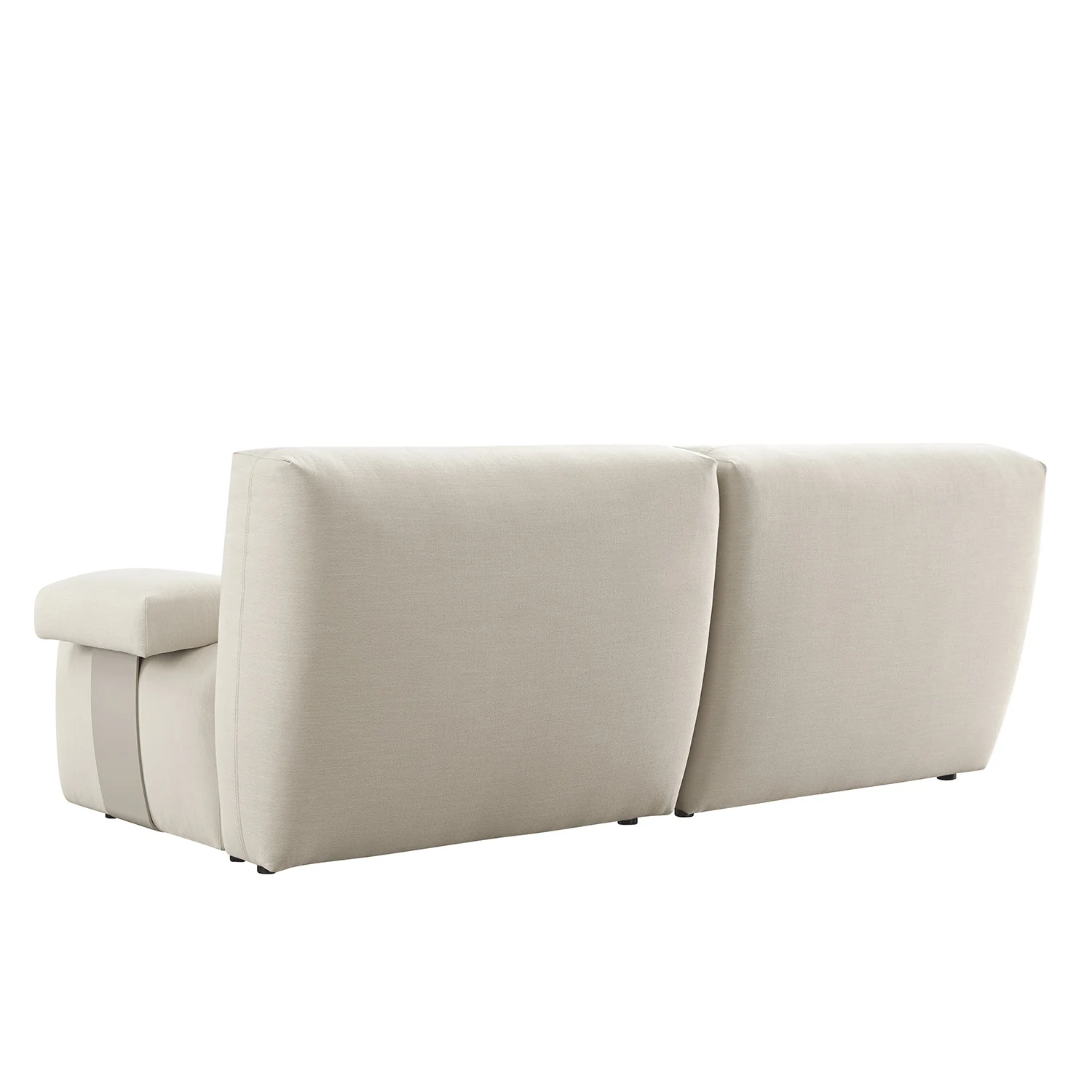 Carlyle Beige Cotton Blend Modular Sofa, 2-Piece - Image 12