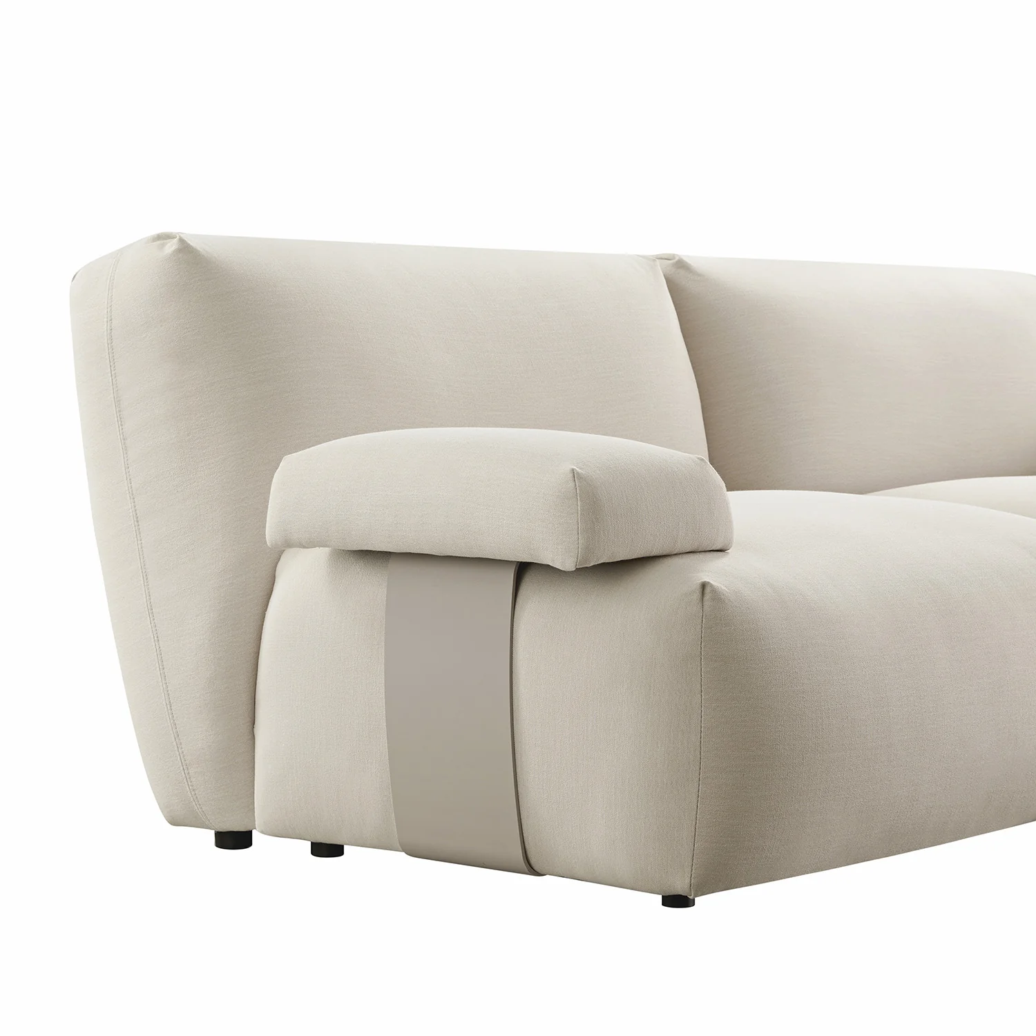 Carlyle Beige Cotton Blend Modular Sofa, 2-Piece - Image 16
