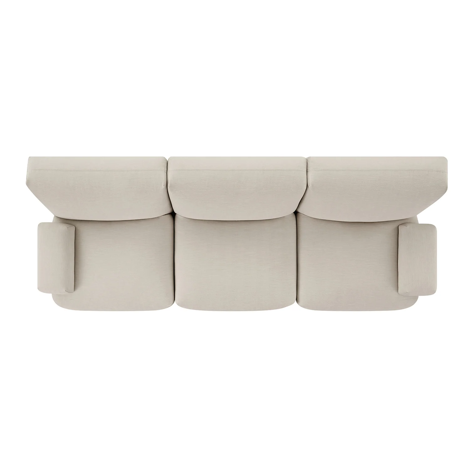Carlyle Beige Cotton Blend Modular Sofa, 3-Piece - Image 11