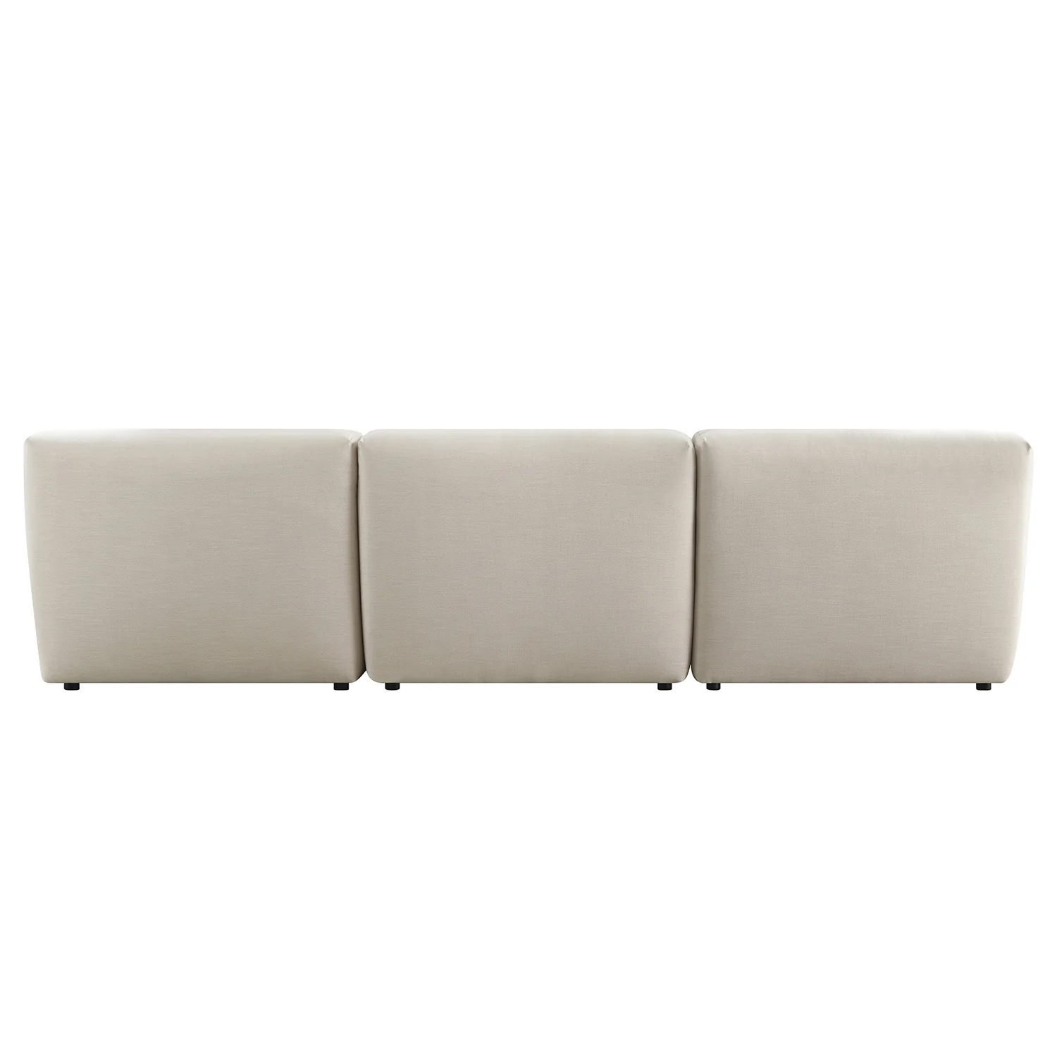 Carlyle Beige Cotton Blend Modular Sofa, 3-Piece - Image 13