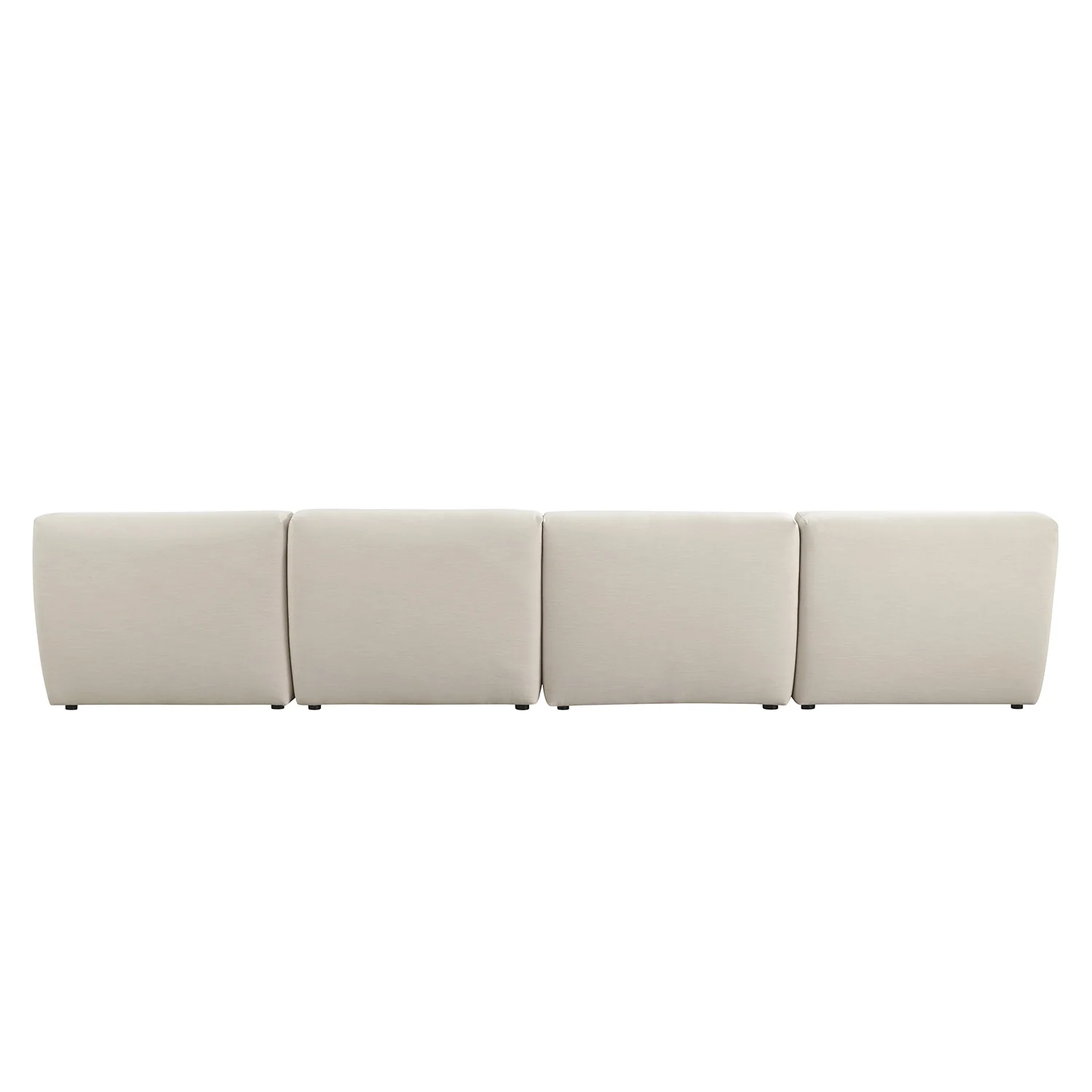 Carlyle Beige Cotton Blend Modular Sofa, 4-Piece - Image 8