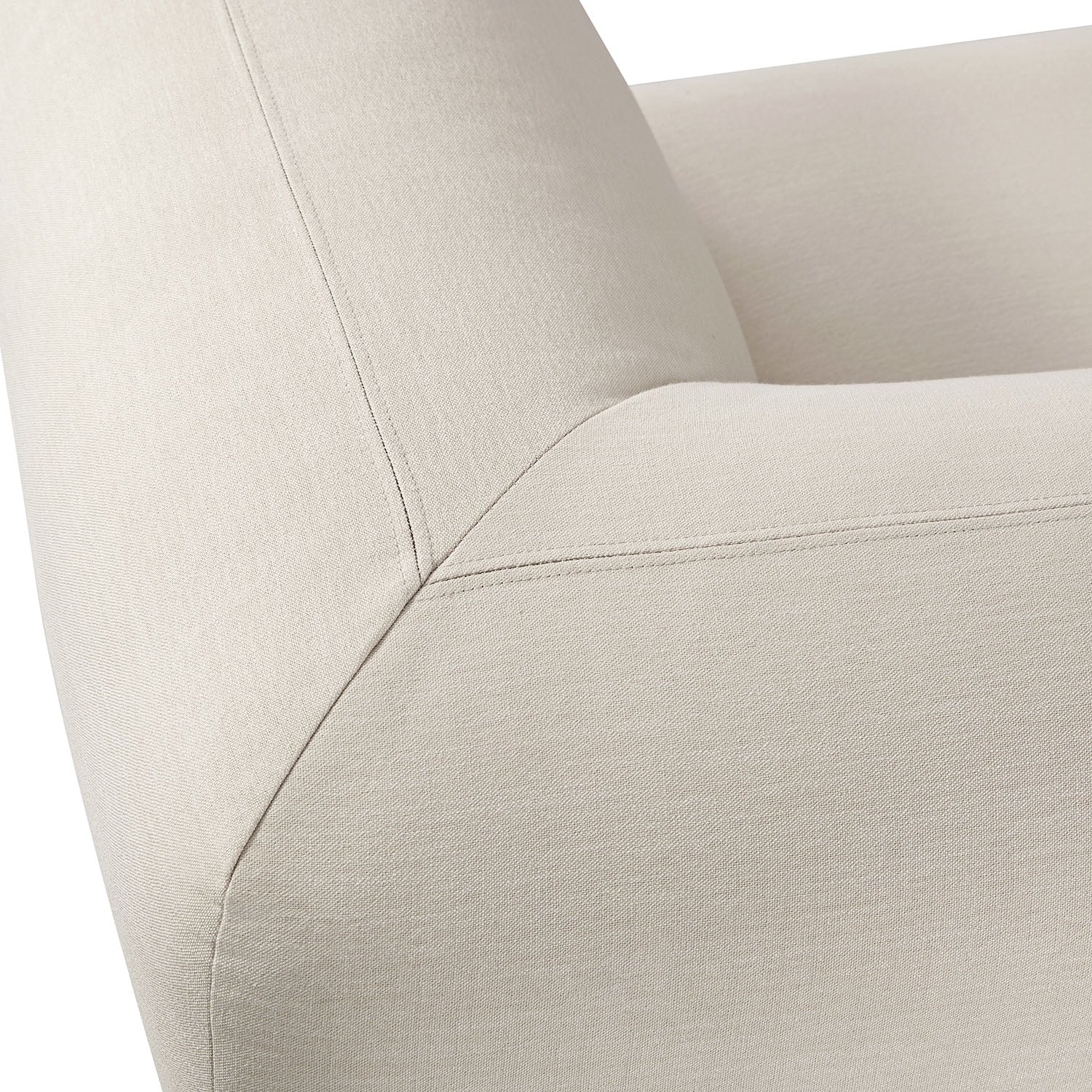 Carlyle Beige Cotton Blend Modular Sofa, Corner Seat - Image 13