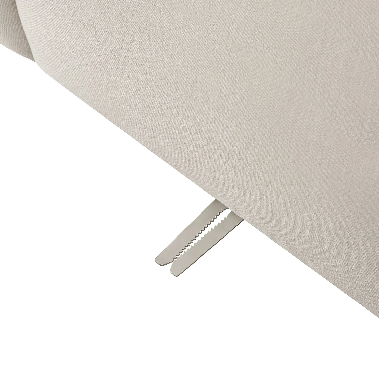 Carlyle Beige Cotton Blend Modular Sofa, Corner Seat - Image 14