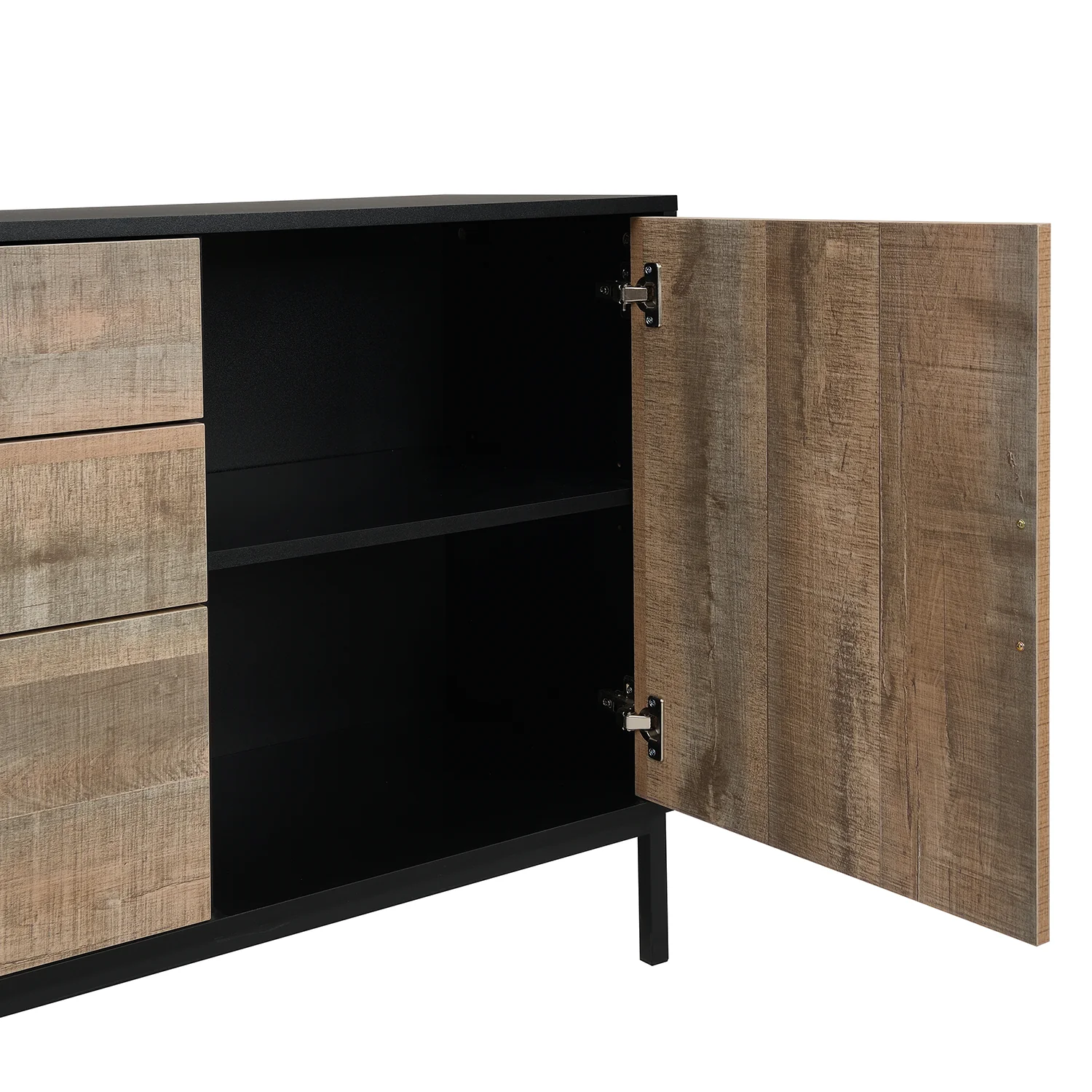 Carnaby 2 Cupboard 3 Drawer Sideboard - Image 8