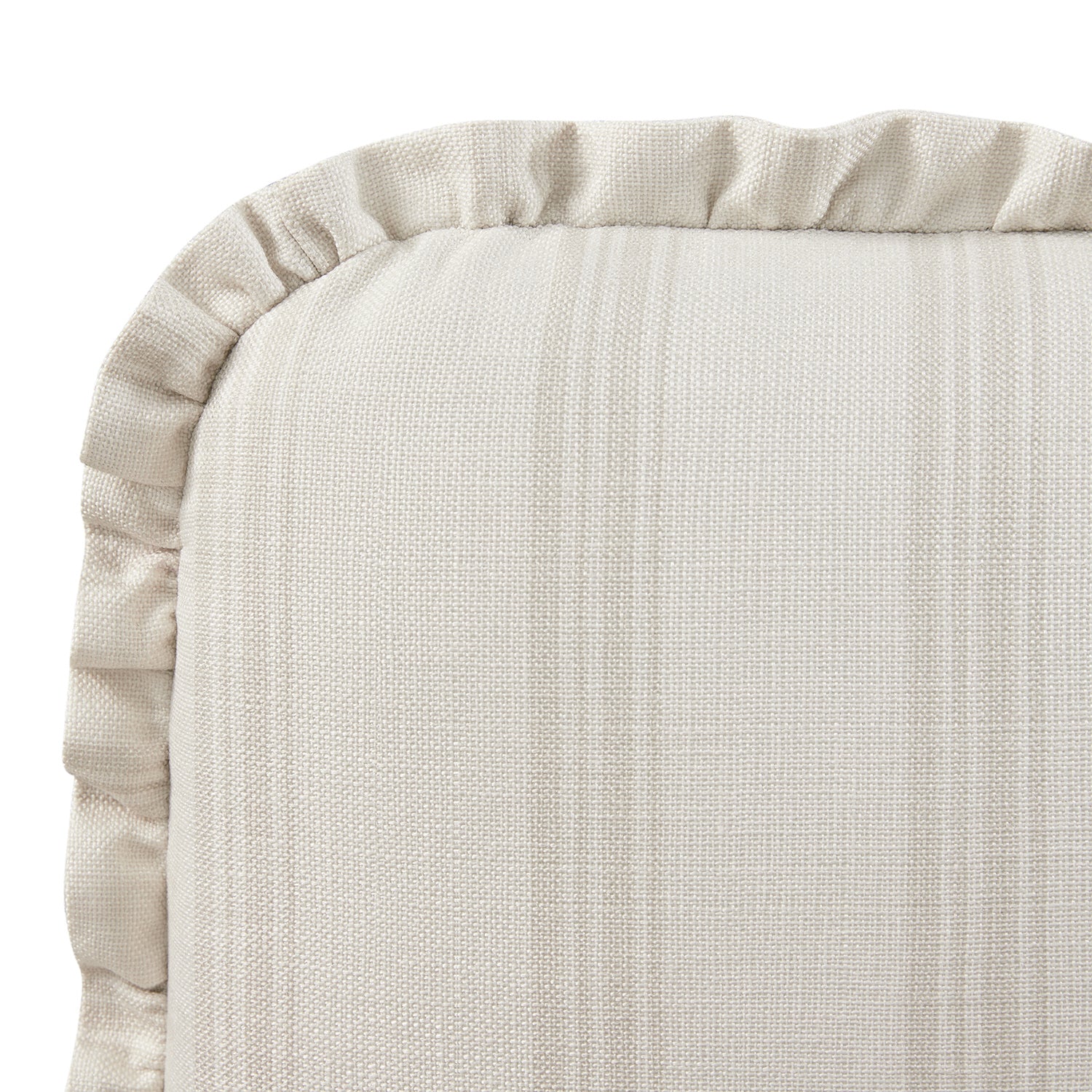 Celeste Upholstered Storage Bed with Ruffled Headboard, Seashell Stripe - Image 17