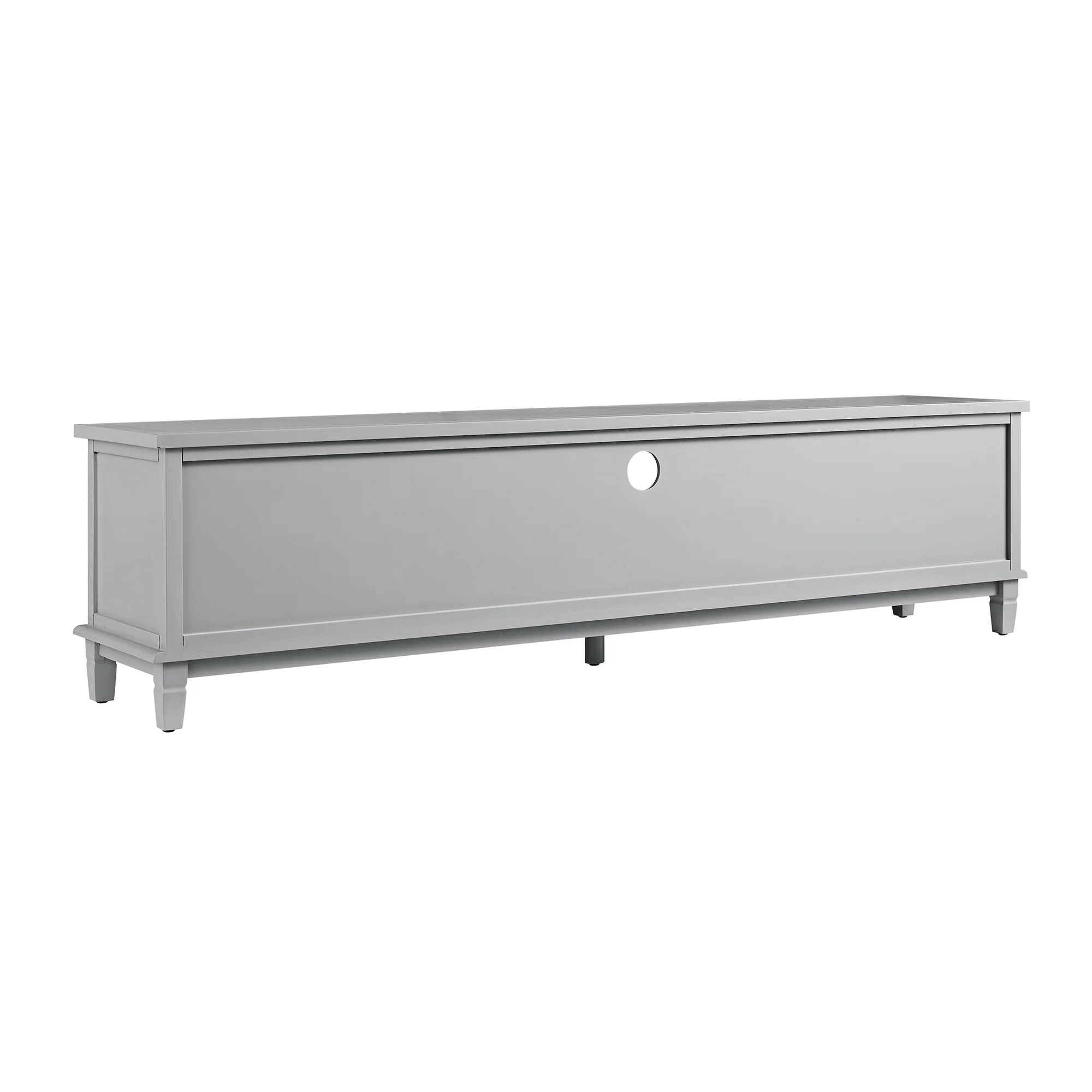 Chantilly Mid Grey 200cm Wide TV Unit - Image 7