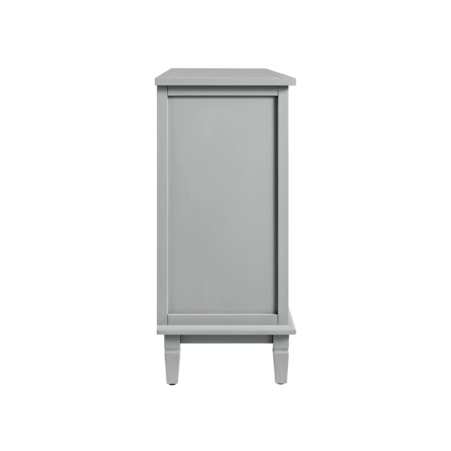 Chantilly Mid Grey Carved 3 over 4 Drawer Chest - Image 9