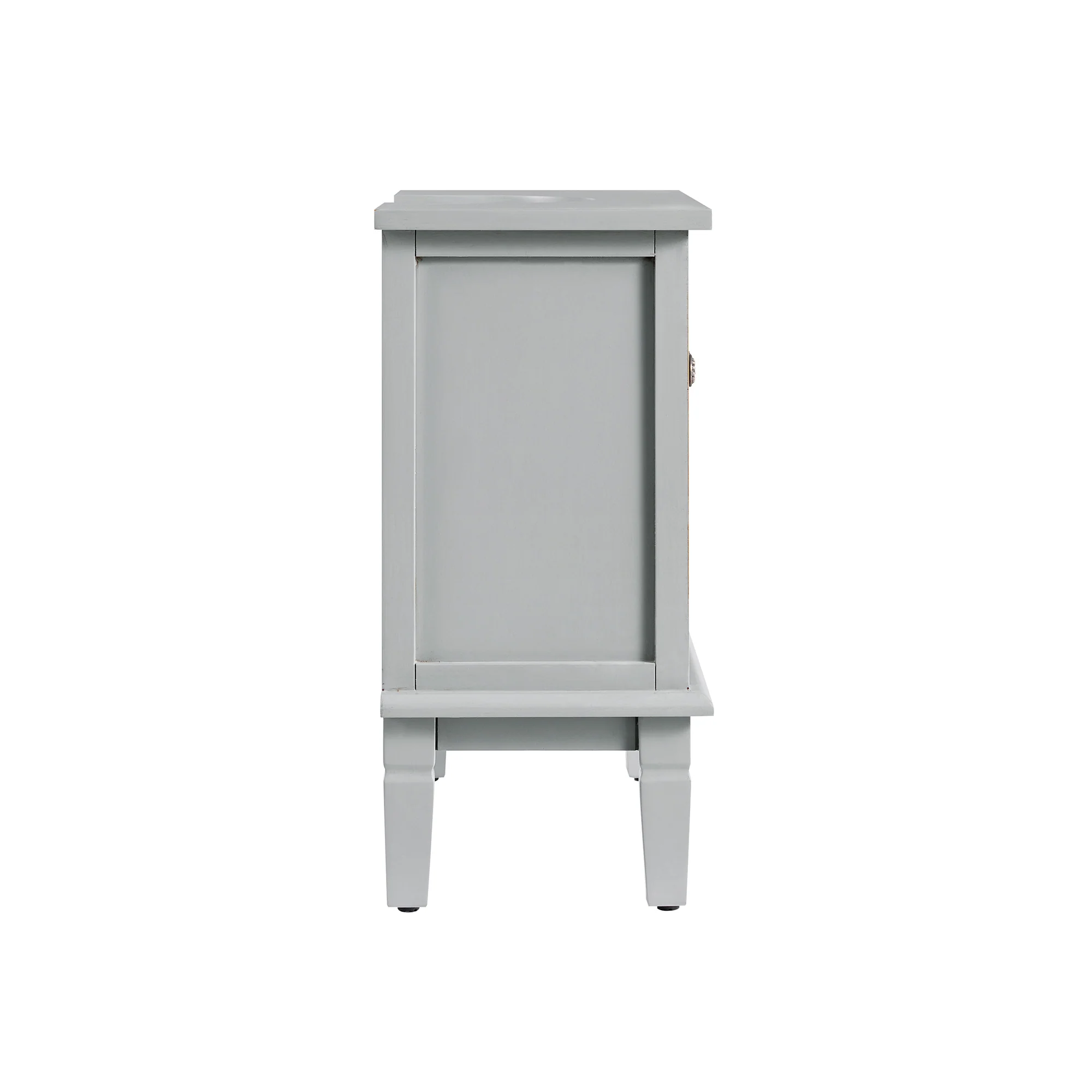 Chantilly Mid Grey Carved Bathroom Undersink Unit - Image 11