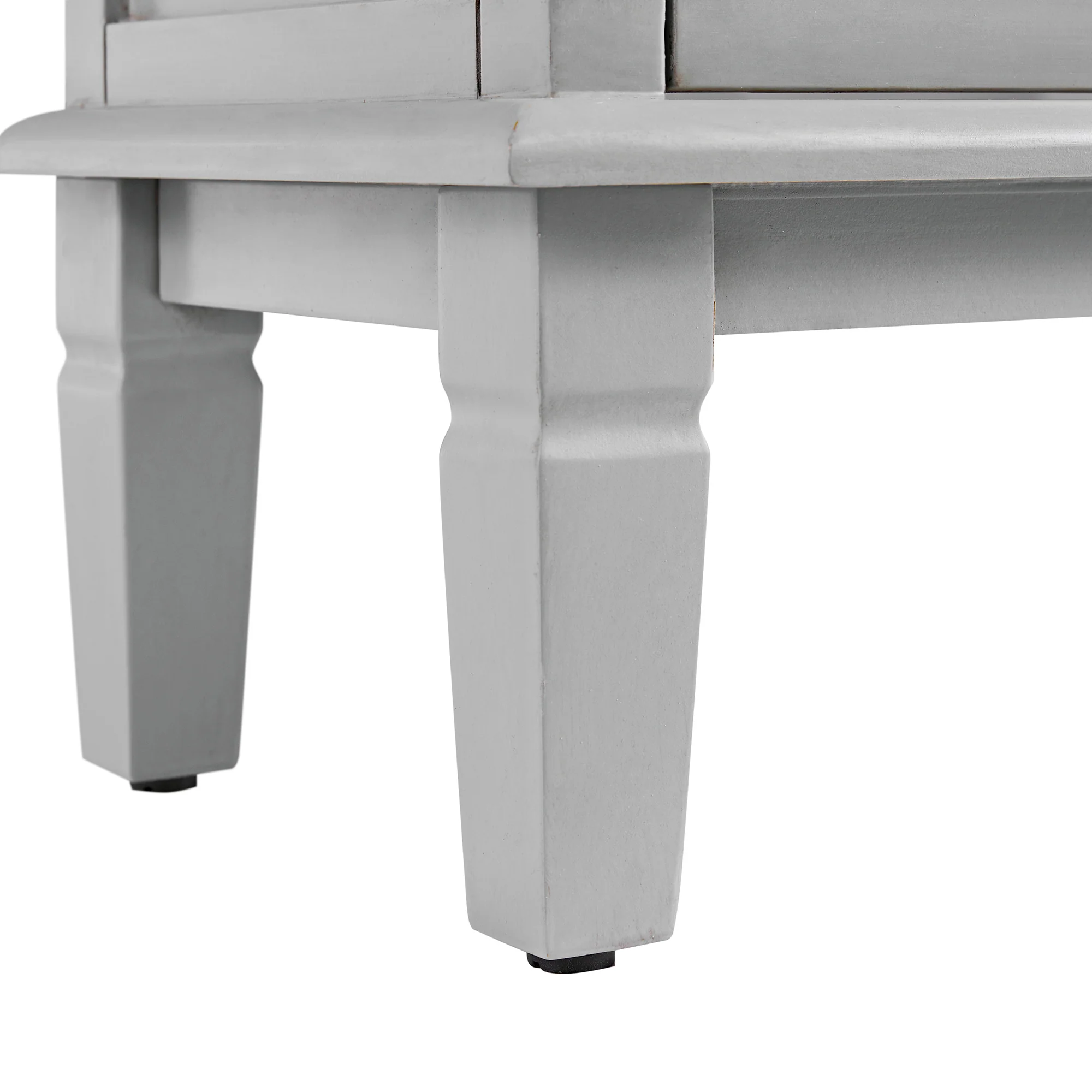 Chantilly Mid Grey Carved Bathroom Undersink Unit - Image 16
